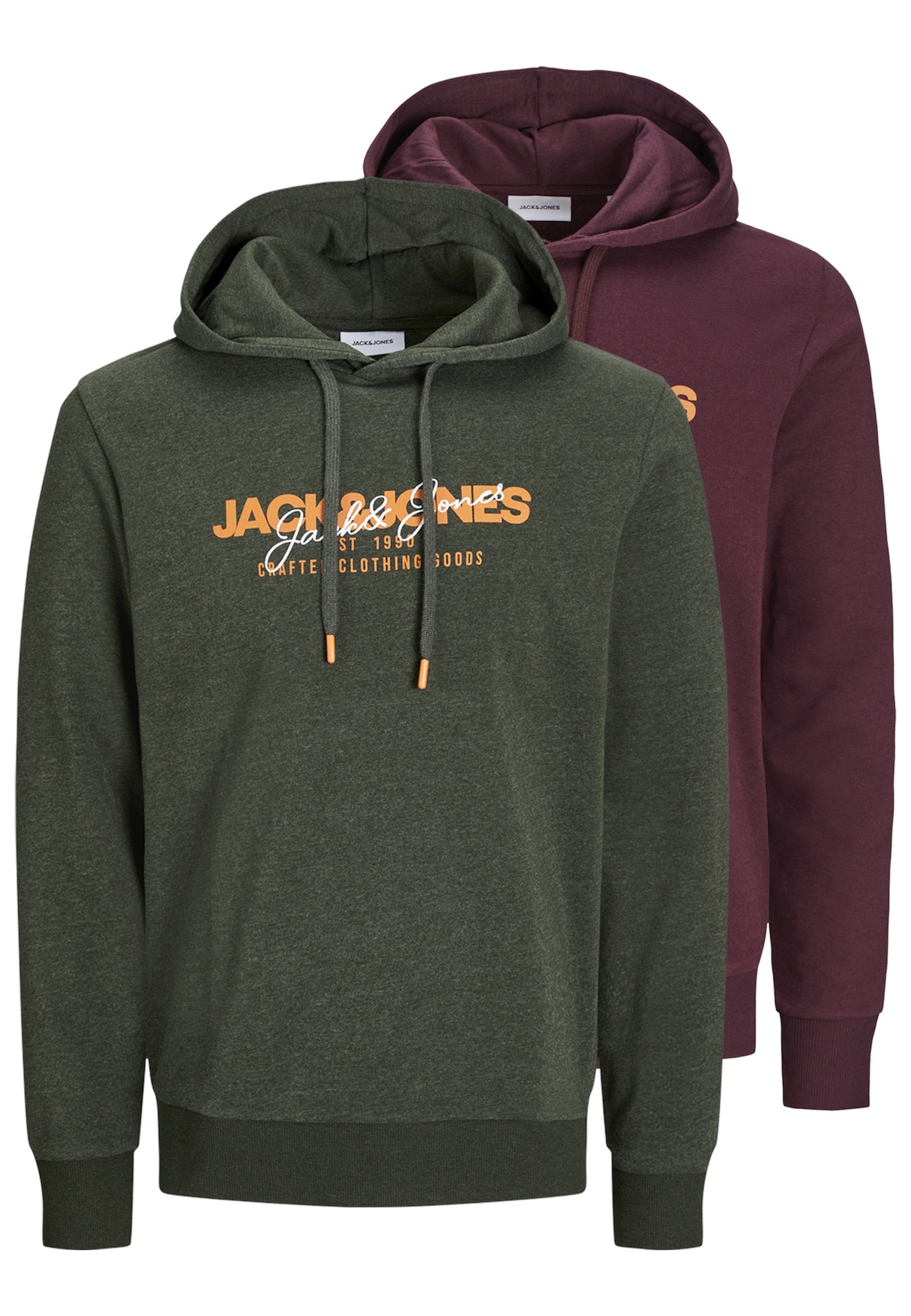 Jack & Jones Alvis Kapuzenpullover Doppelpack