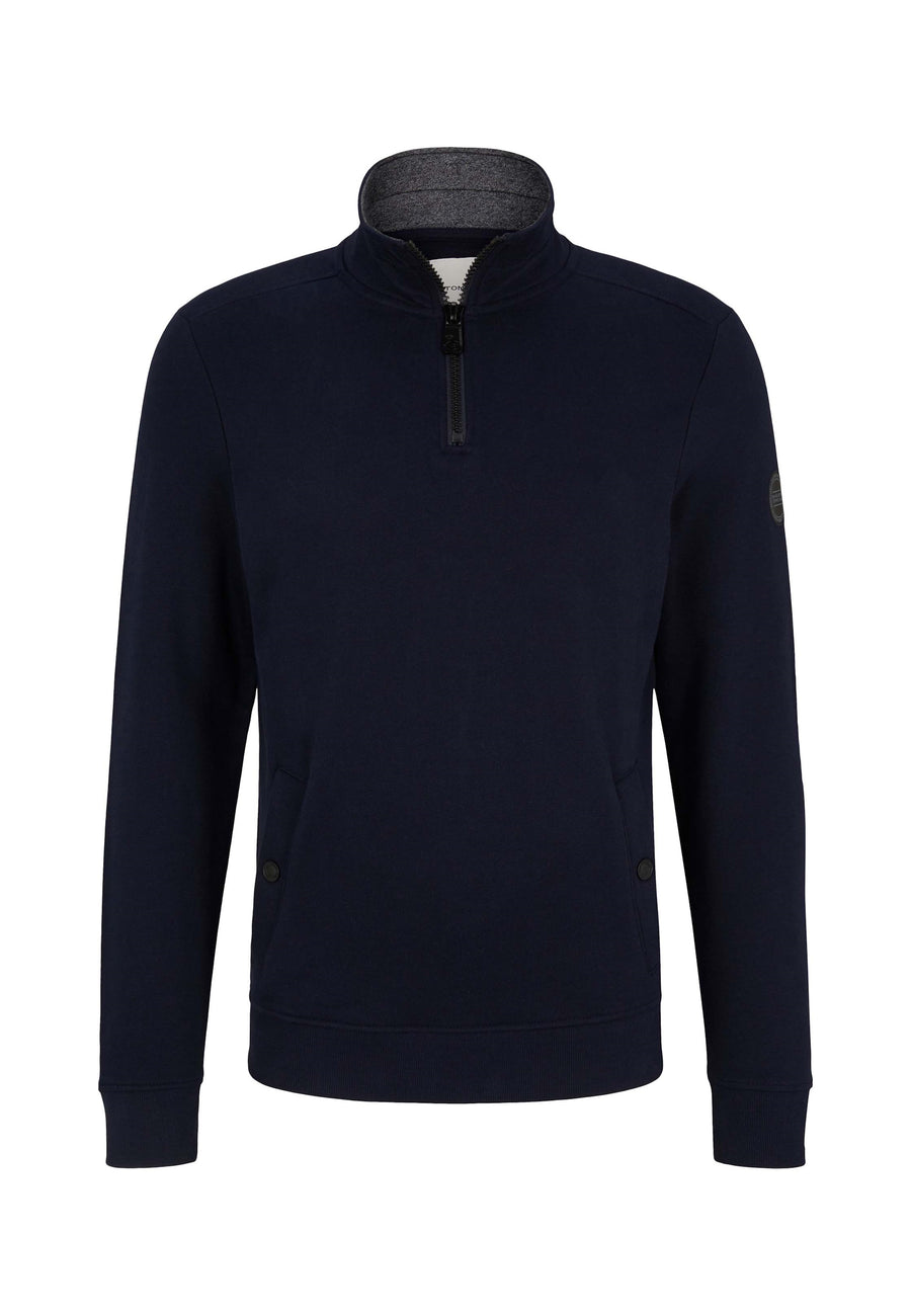 Tom Tailor Langarmshirt Troyer
