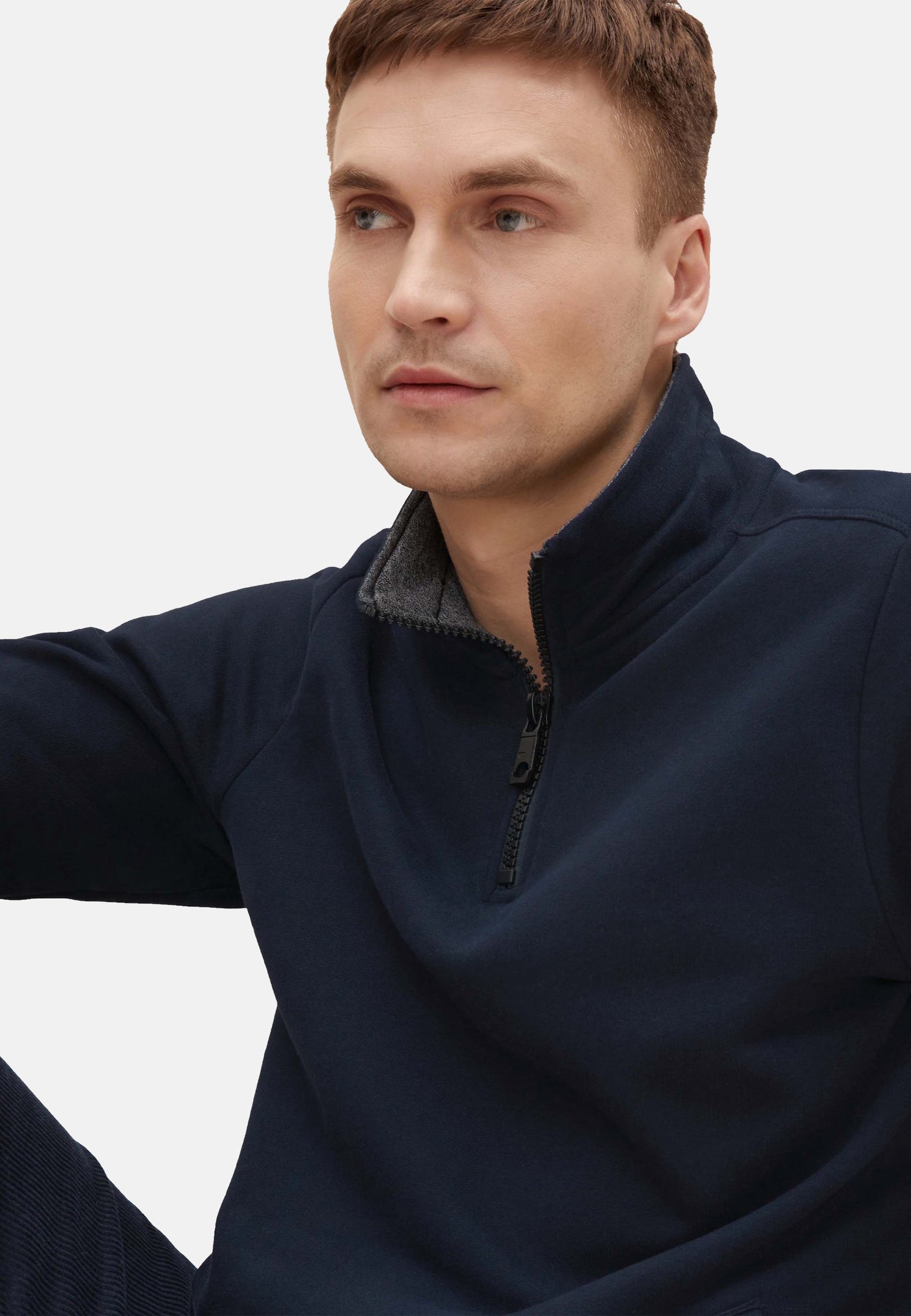 Tom Tailor Langarmshirt Troyer