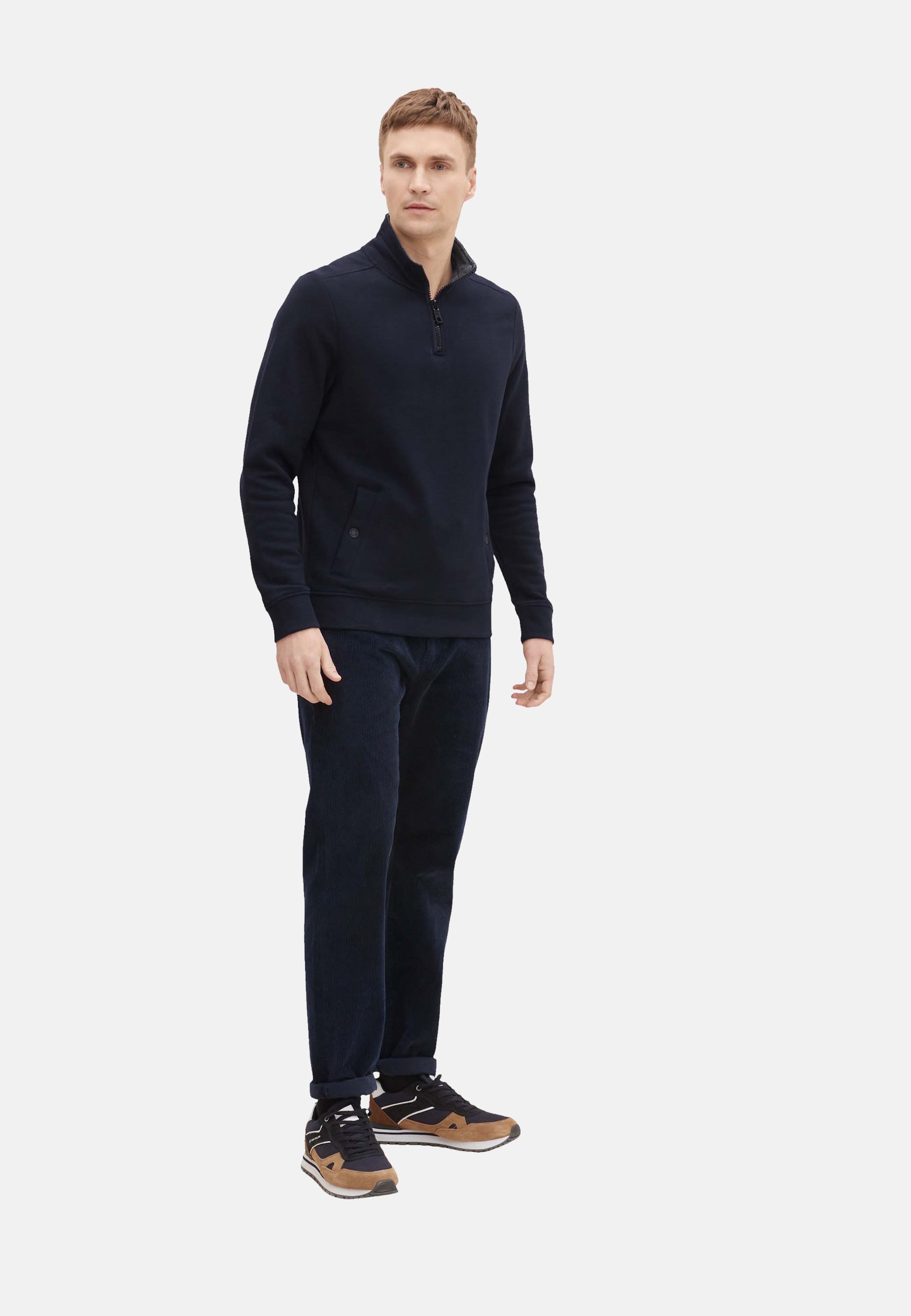Tom Tailor Langarmshirt Troyer