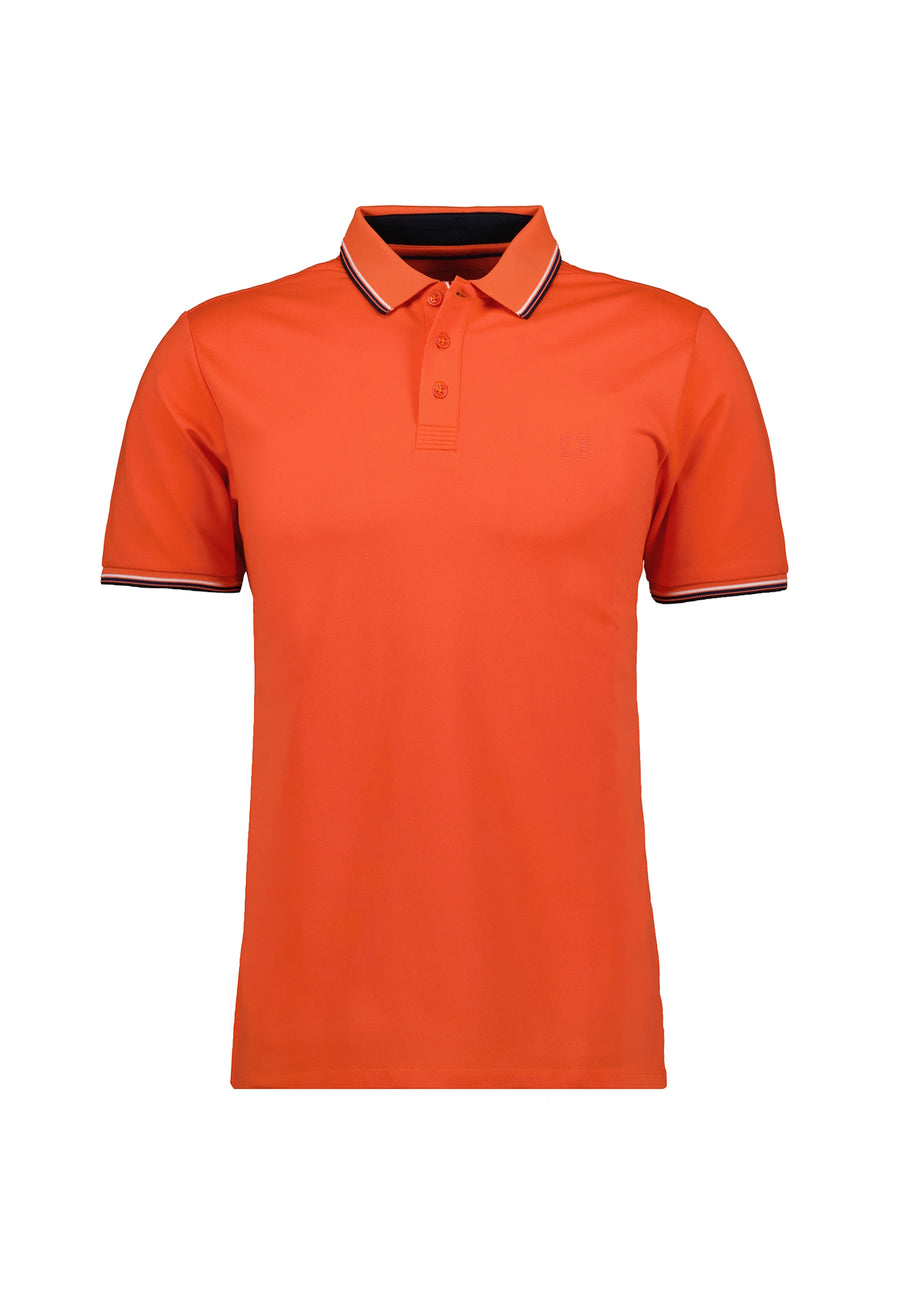 Ragman Kurzarmshirt mit Polokragen