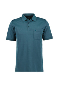 Ragman Kurzarmshirt mit Polokragen