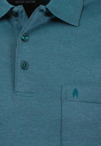 Ragman Kurzarmshirt mit Polokragen