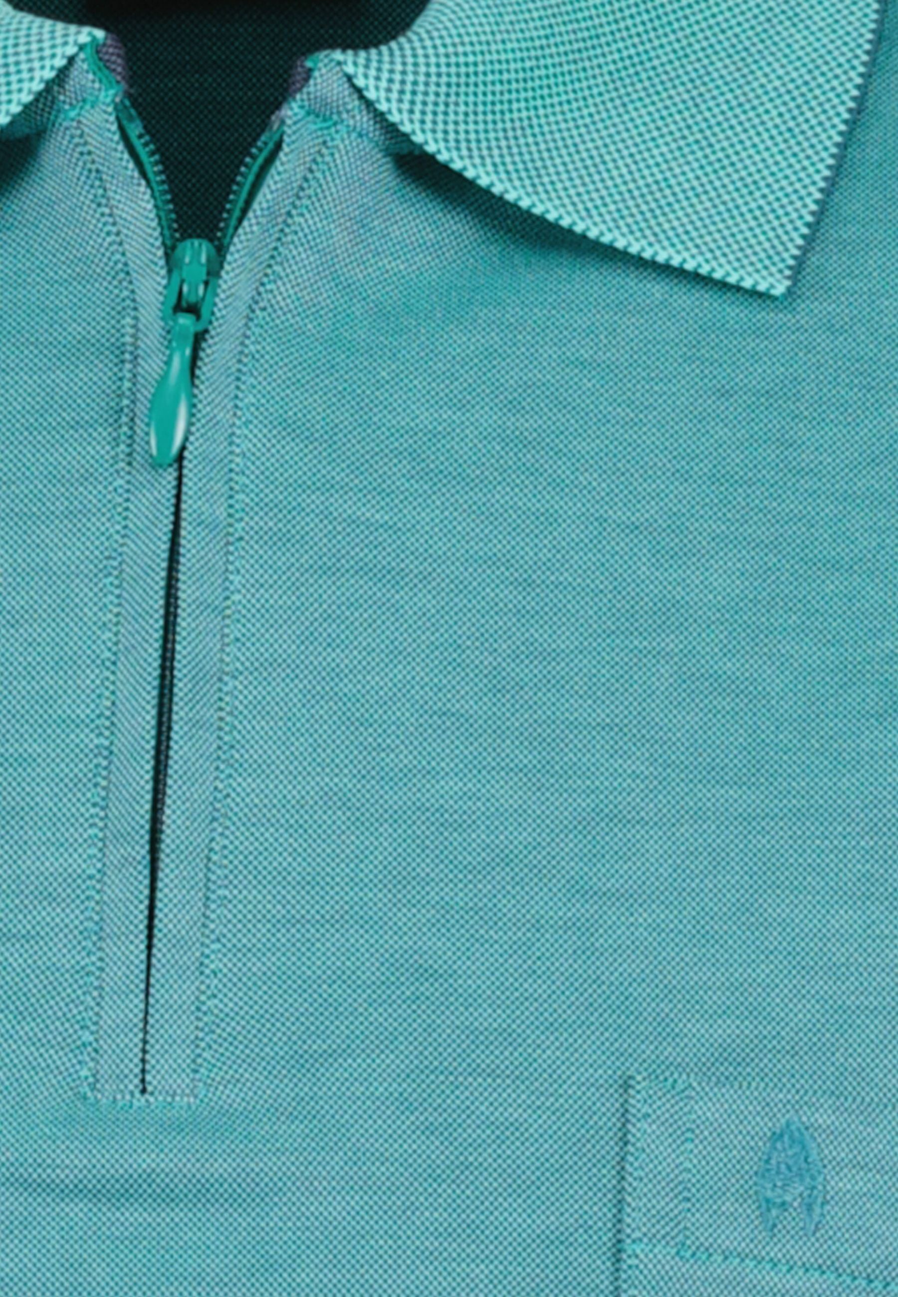 Ragman Kurzarmshirt mit Polokragen