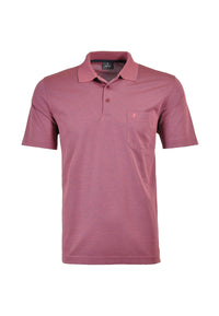 Ragman Kurzarmshirt mit Polokragen