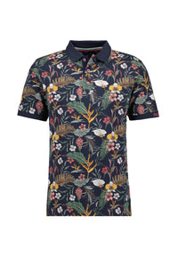 Ragman Kurzarmshirt mit Polokragen
