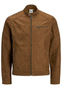 Jack & Jones Jacke JJ ROCKY JACKET Lederimitat