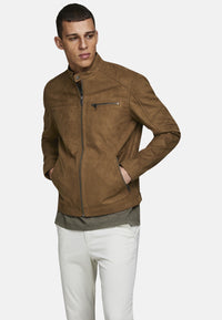 Jack & Jones Jacke JJ ROCKY JACKET Lederimitat