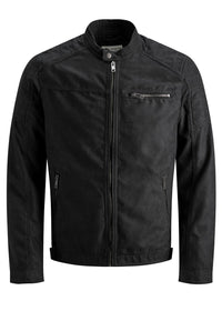 Jack & Jones Jacke JJ ROCKY JACKET Lederimitat