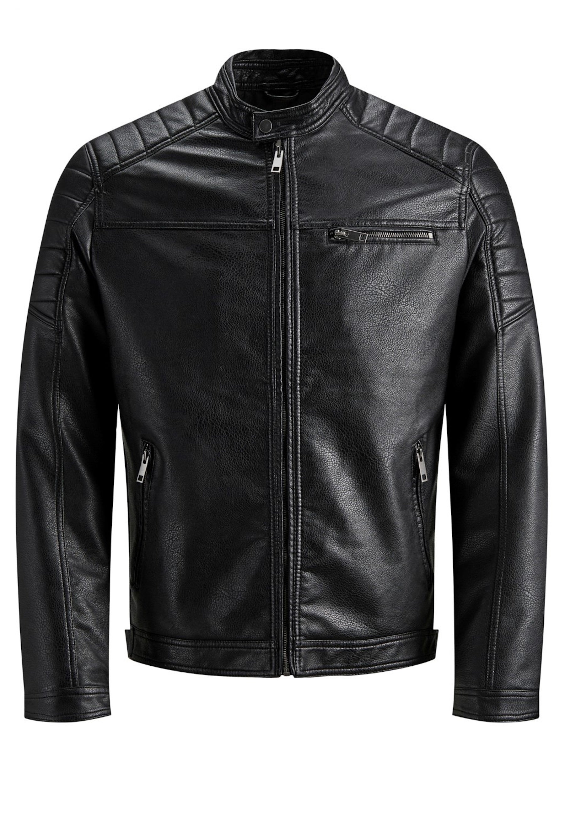 Jack & Jones Jacke JJ ROCKY JACKET Lederimitat