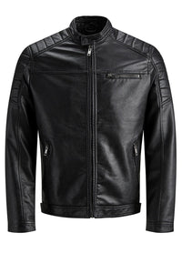 Jack & Jones Jacke JJ ROCKY JACKET Lederimitat