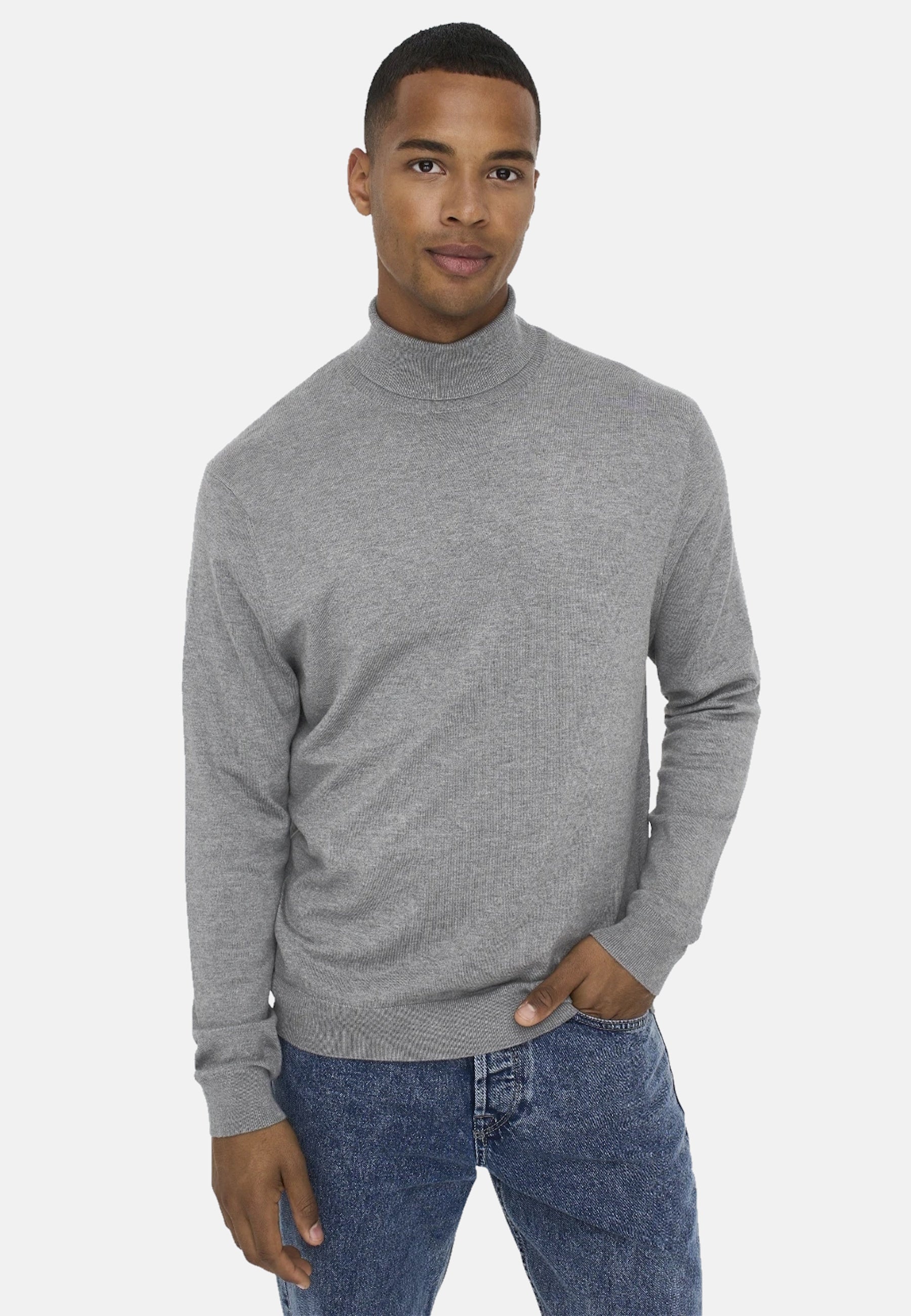 Only & Sons WYLER Langarmshirt mit Rollkragen