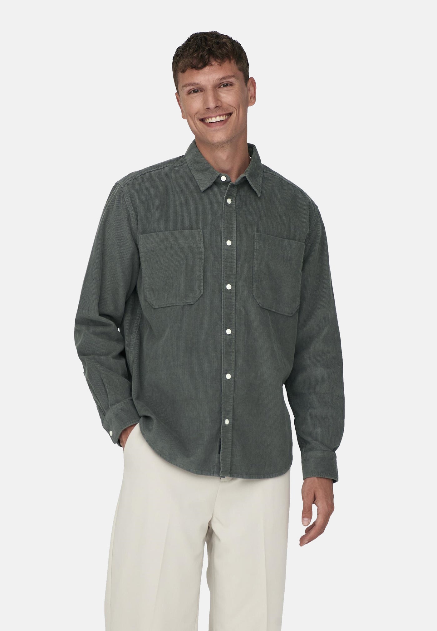 Only & Sons ALP Langarmhemd