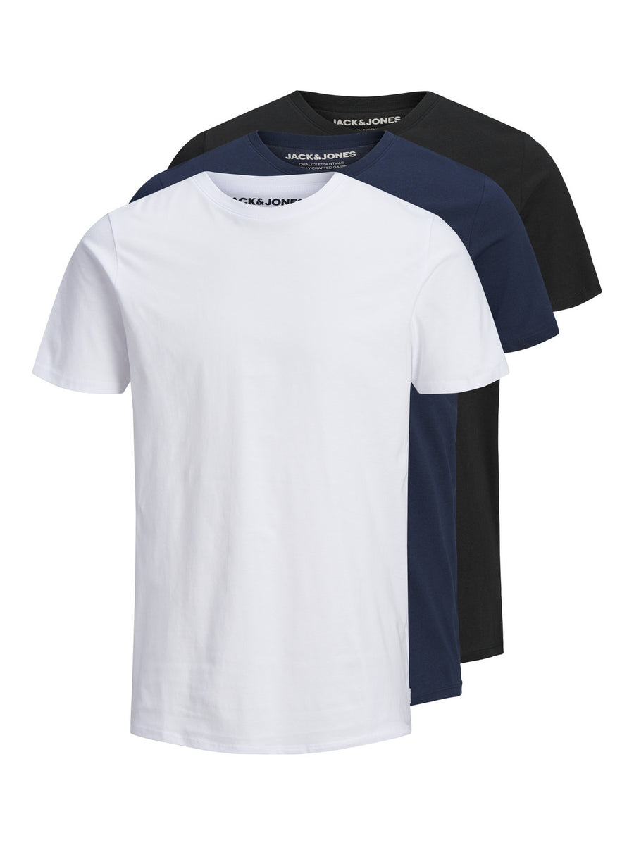 Jack & Jones 3 Pack T-Shirt JJEORGANIC BASIC O-NECK