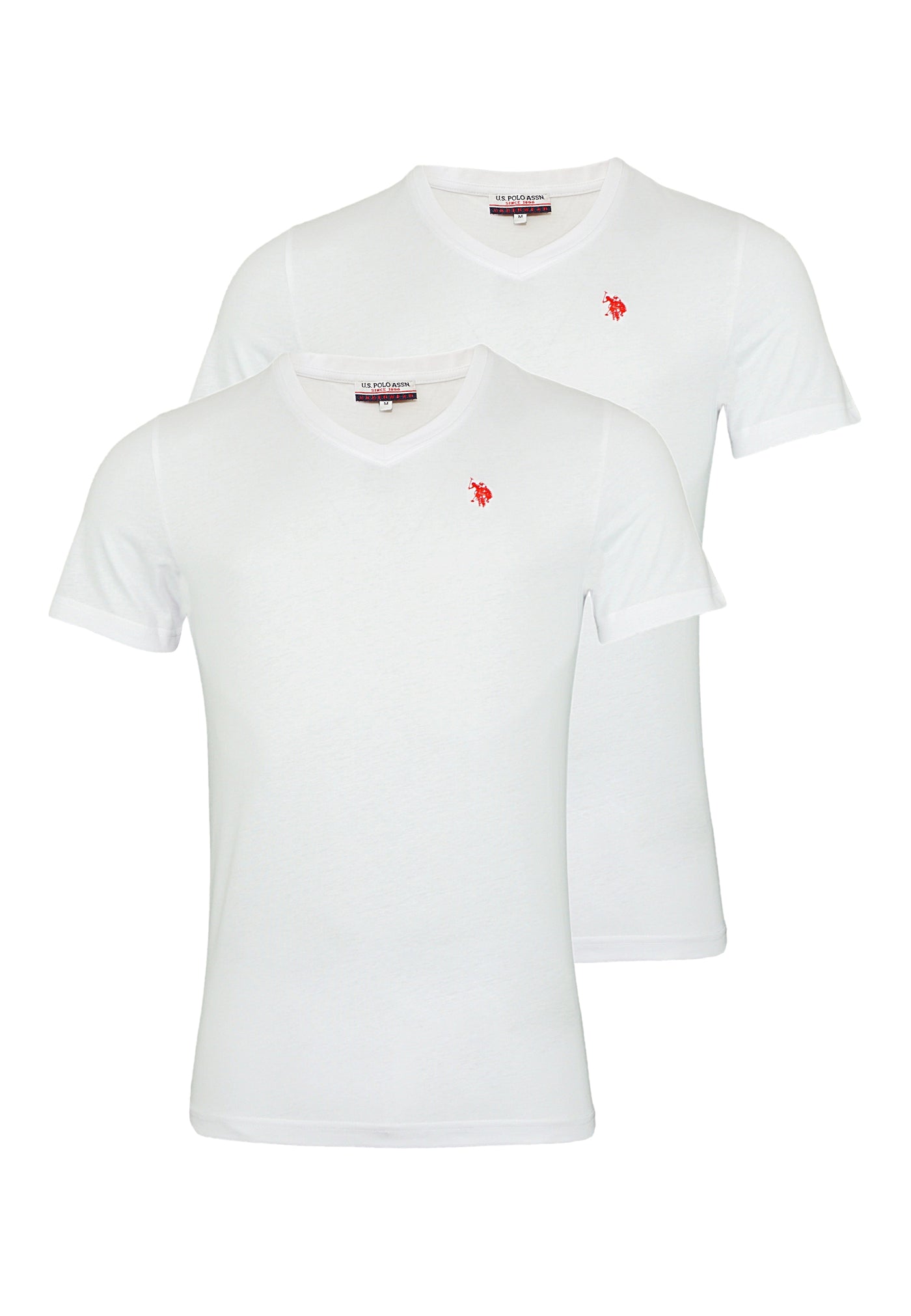 U.S. POLO 2 Pack T-Shirts V-Neck Shortsleeve