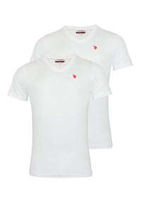 U.S. POLO 2 Pack T-Shirts V-Neck Shortsleeve