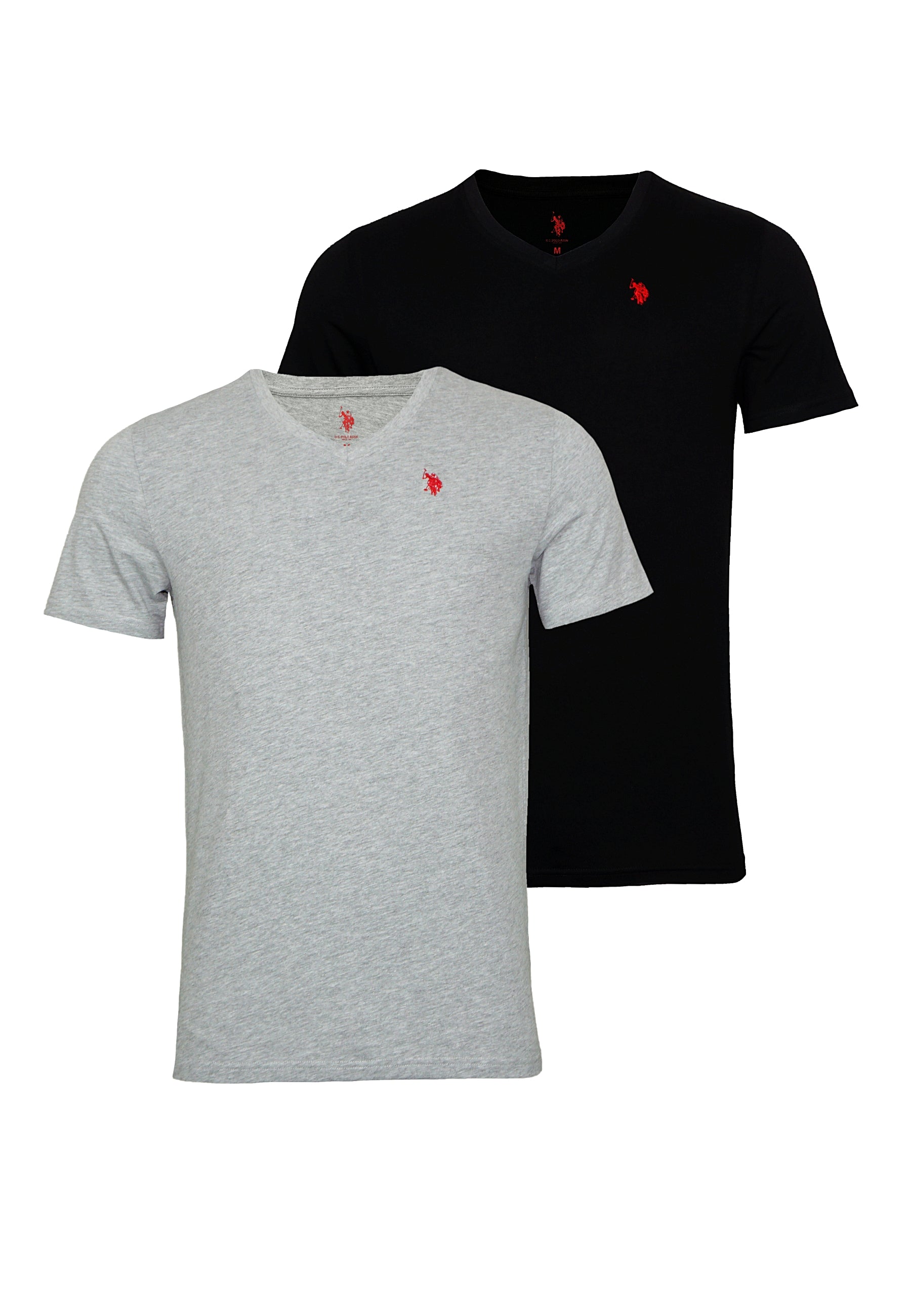U.S. POLO 2er Pack T-Shirts V-Ausschnitt
