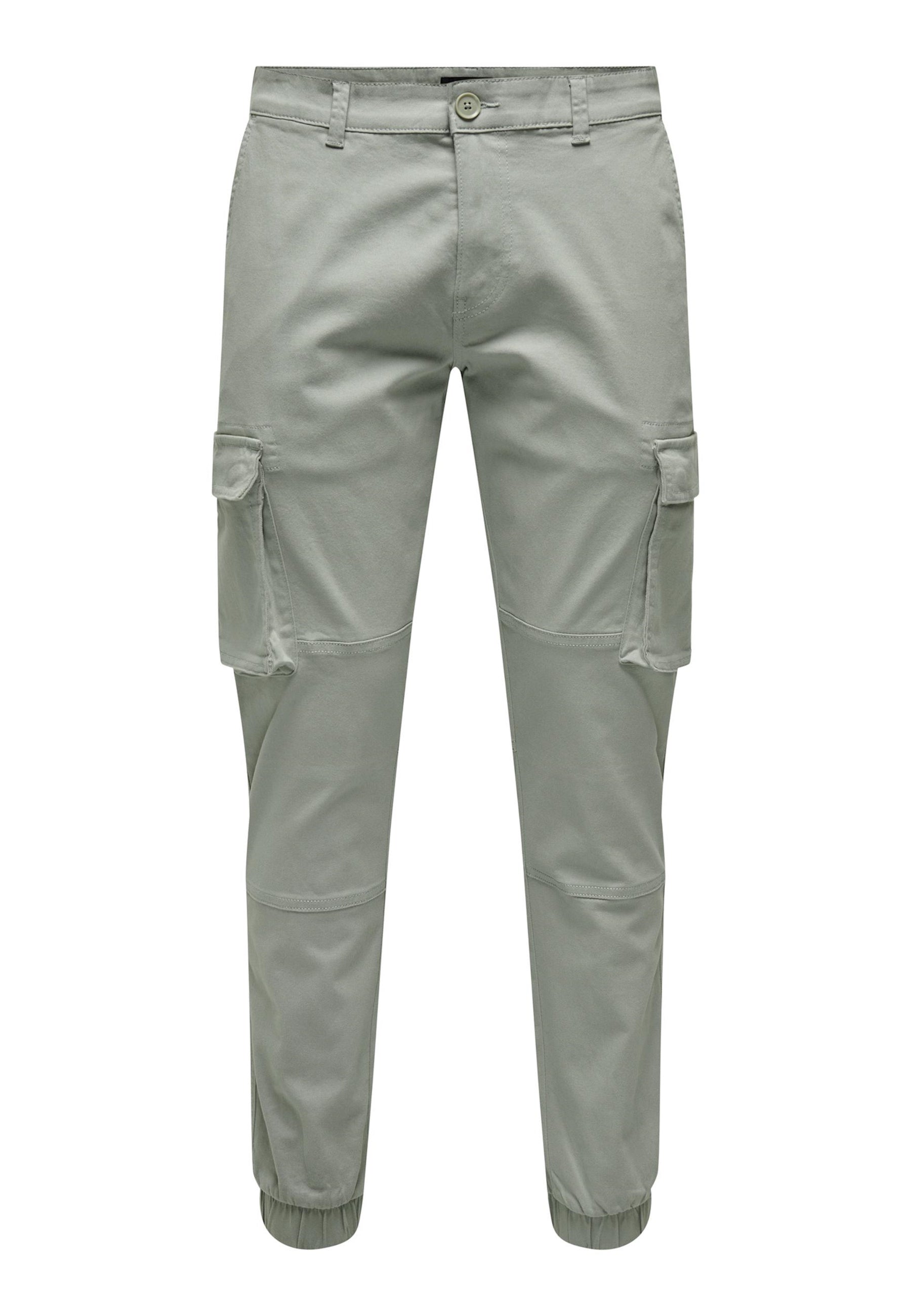 Only & Sons Cam lange Hose mit Cargotaschen