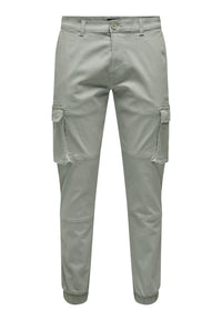 Only & Sons Cam lange Hose mit Cargotaschen