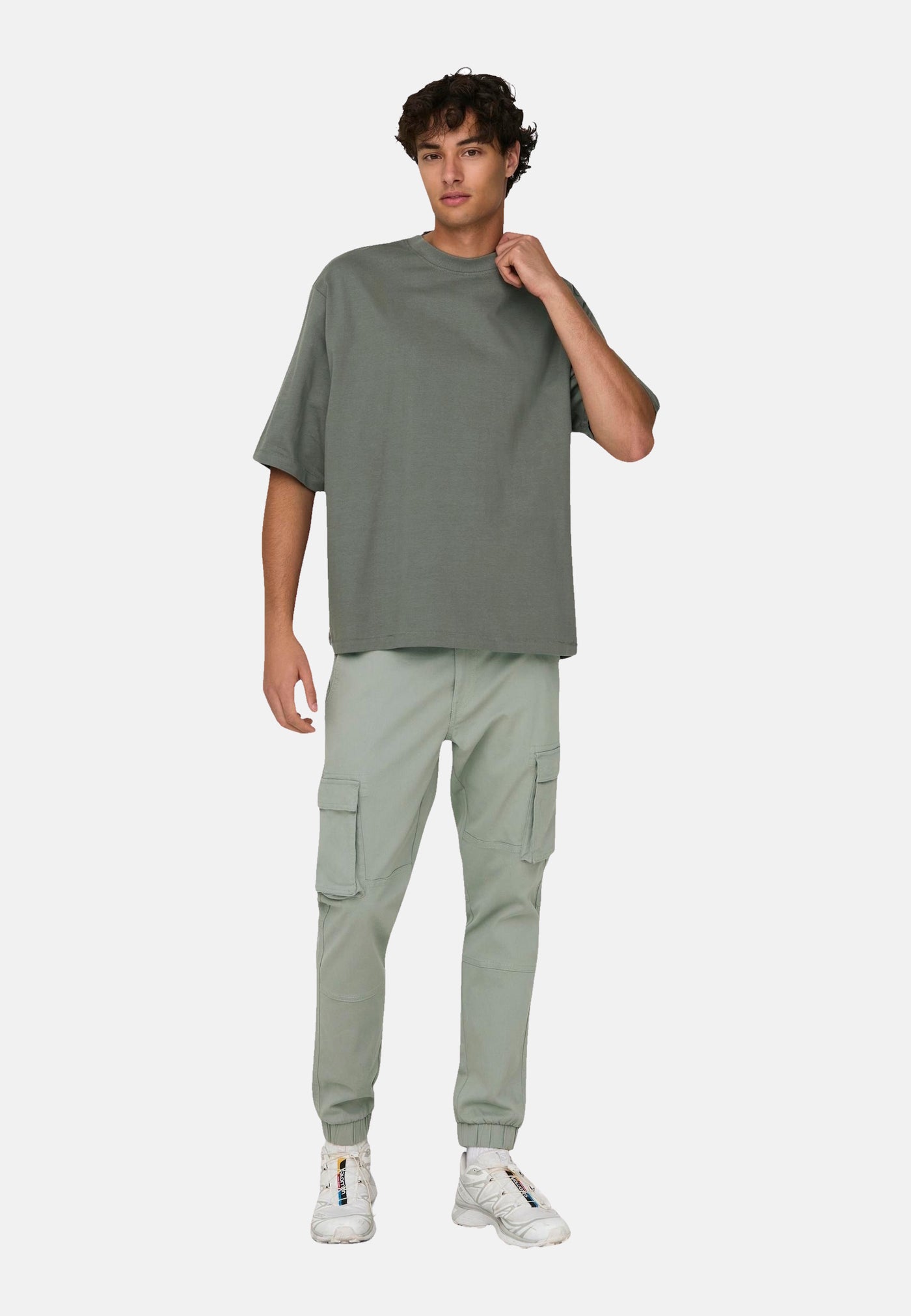 Only & Sons Cam lange Hose mit Cargotaschen