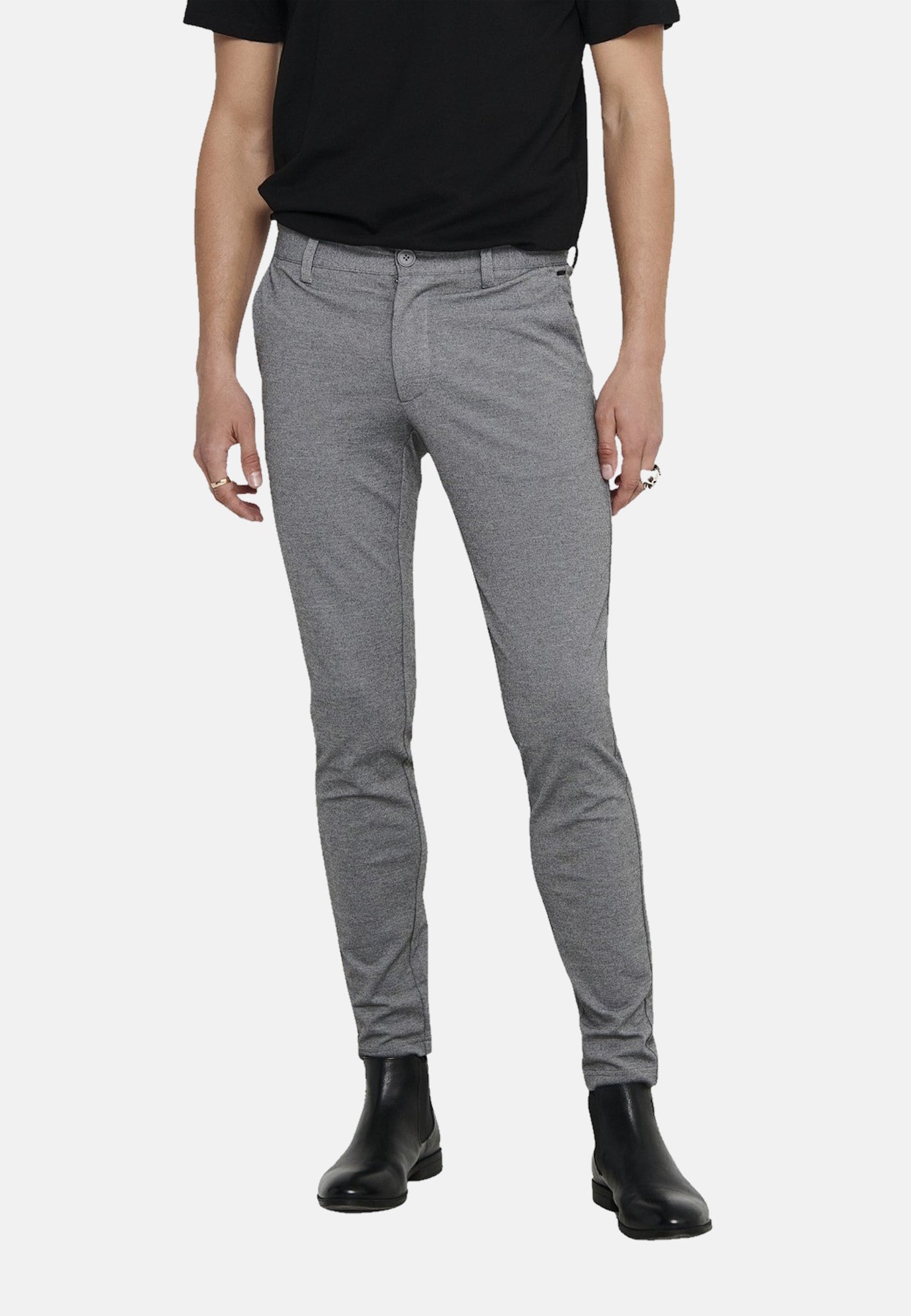 Only & Sons Mark lange Hose mit Gürtelschlaufen