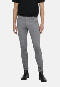 Only & Sons Mark lange Hose mit Gürtelschlaufen
