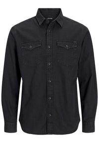 Jack & Jones Hemd Jeanshemd JJ SHERIDAN SHIRT Langarm