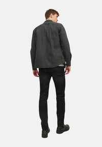 Jack & Jones Hemd Jeanshemd JJ SHERIDAN SHIRT Langarm