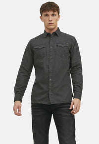 Jack & Jones Hemd Jeanshemd JJ SHERIDAN SHIRT Langarm