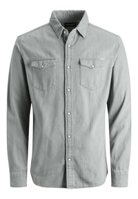 Jack & Jones Hemd Jeanshemd JJ SHERIDAN SHIRT Langarm