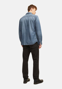 Jack & Jones Hemd Jeanshemd JJ SHERIDAN SHIRT Langarm