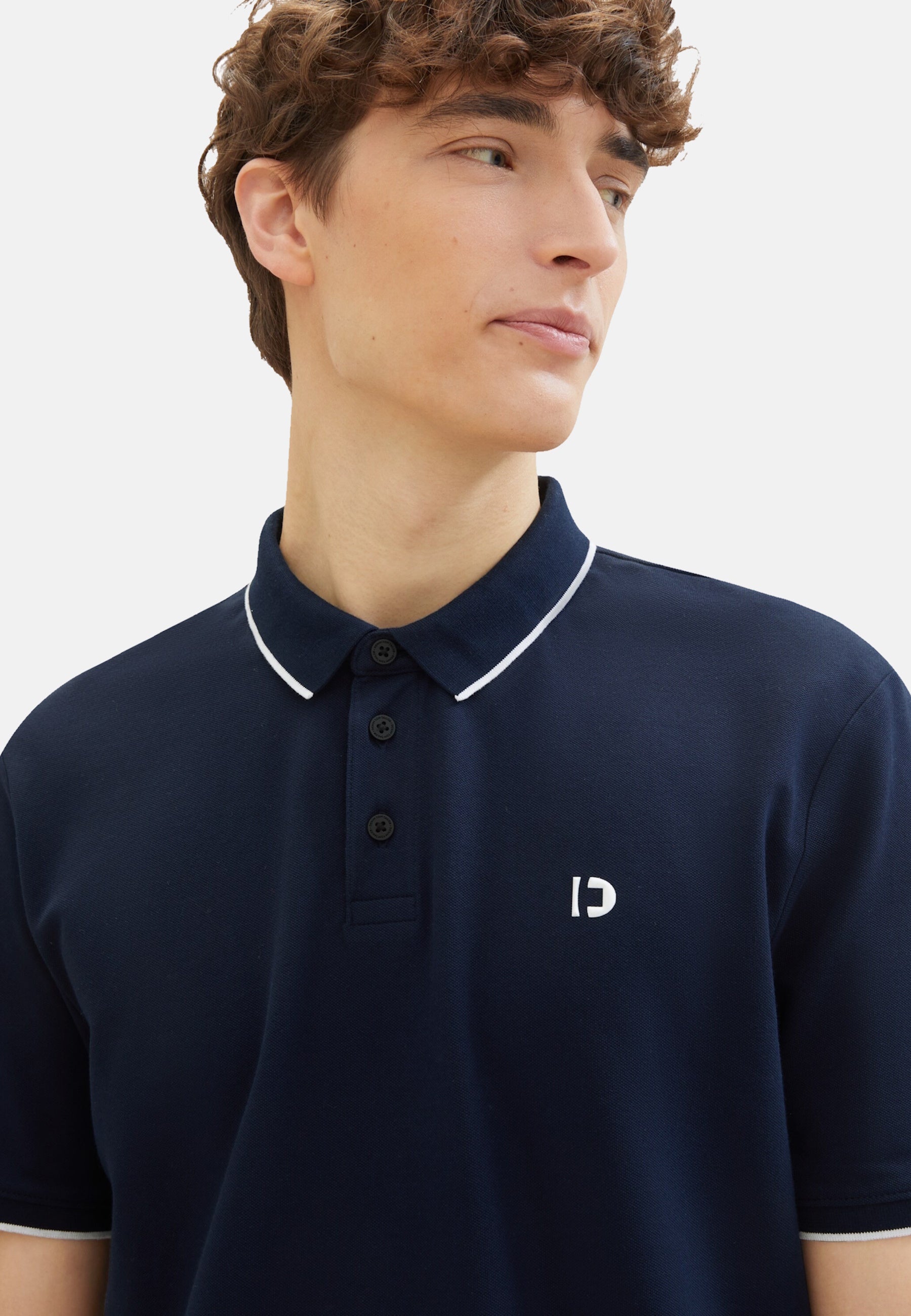 Tom Tailor Kurzarmshirt mit Polokragen