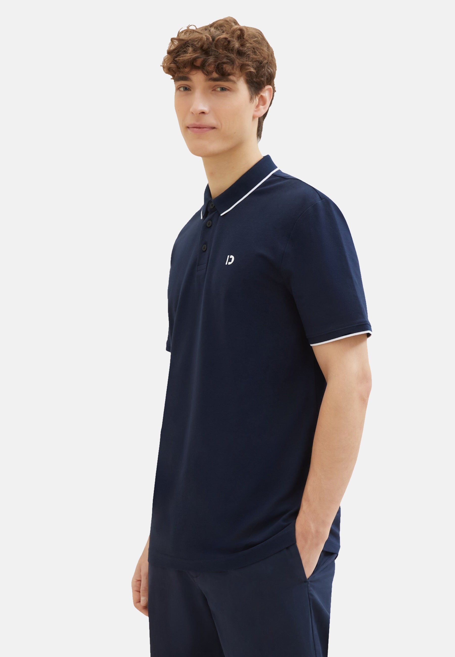 Tom Tailor Kurzarmshirt mit Polokragen
