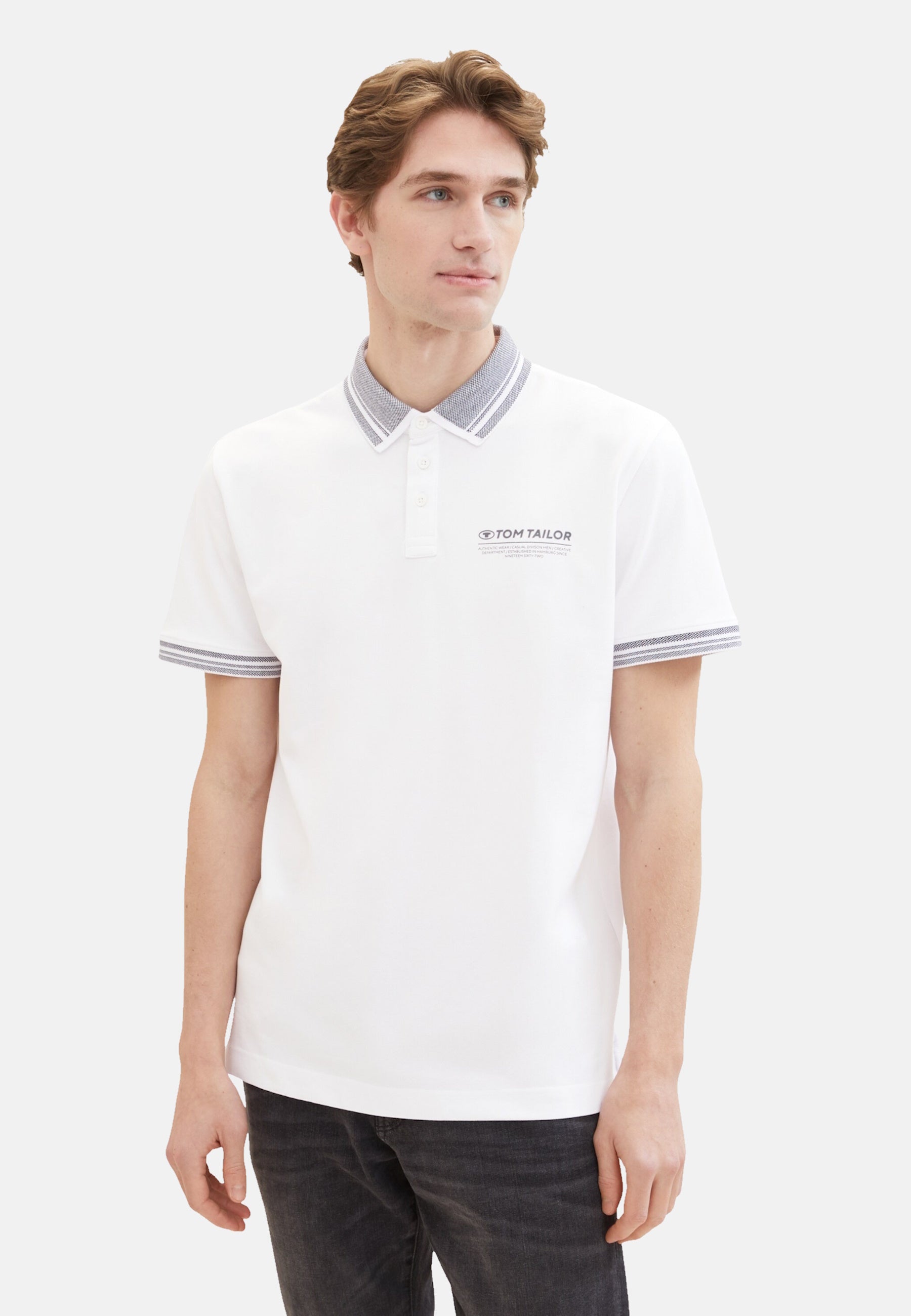 Tom Tailor Kurzarmshirt mit Polokragen