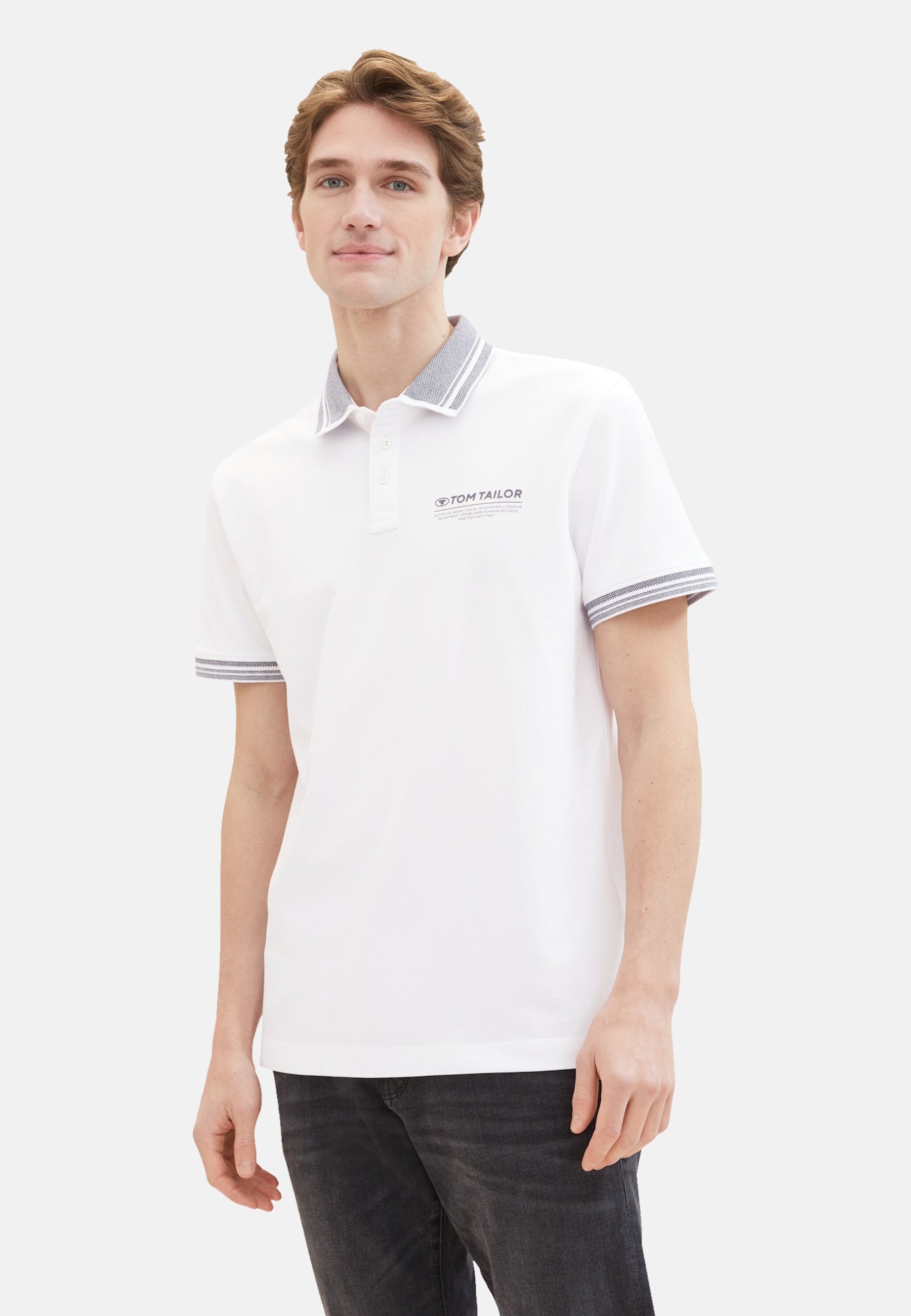 Tom Tailor Kurzarmshirt mit Polokragen
