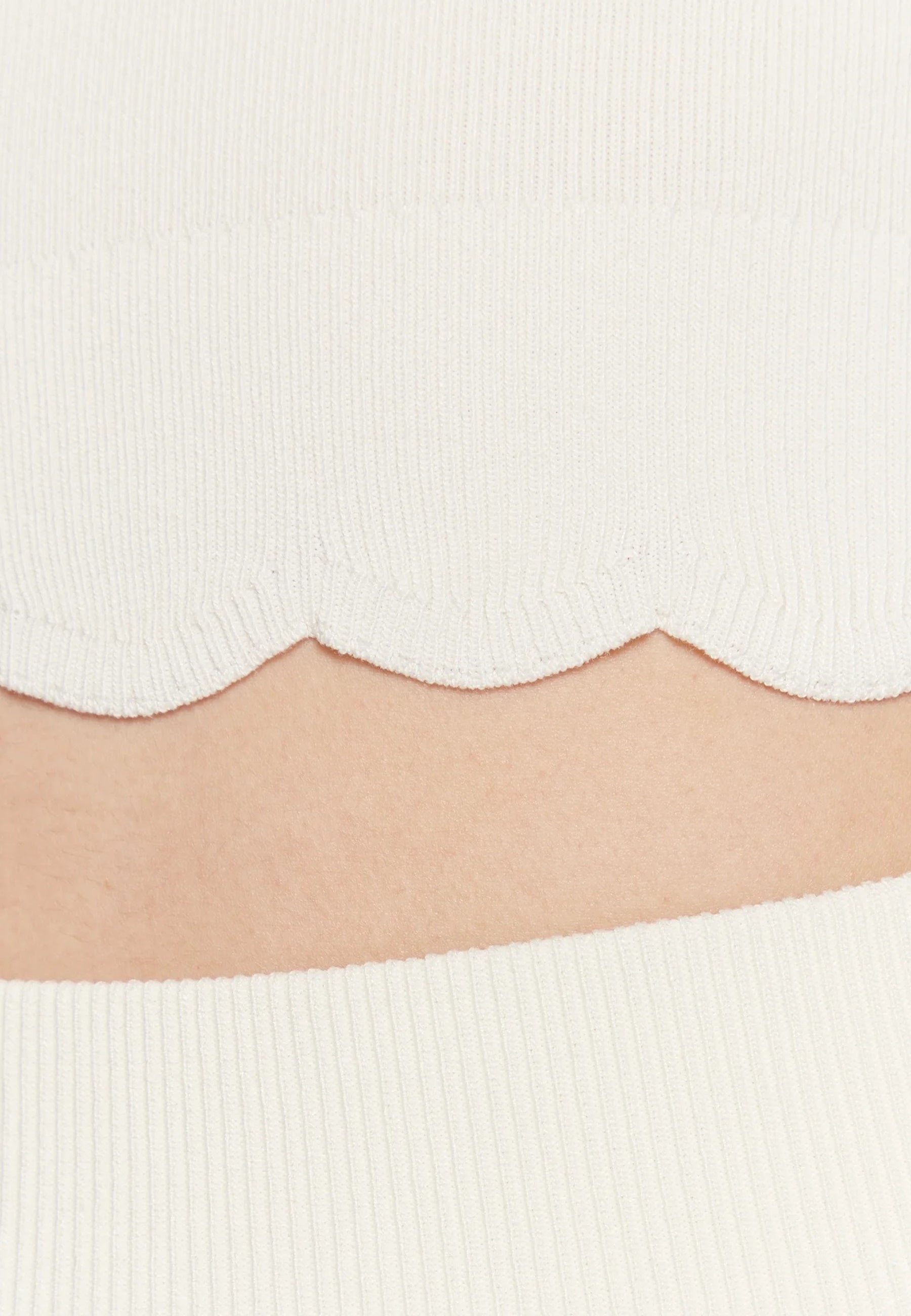 Guess Crop-Top ADA TOP SEAMLESS mit Rundhalsausschnitt und geripptem Saum im unifarbenem Design