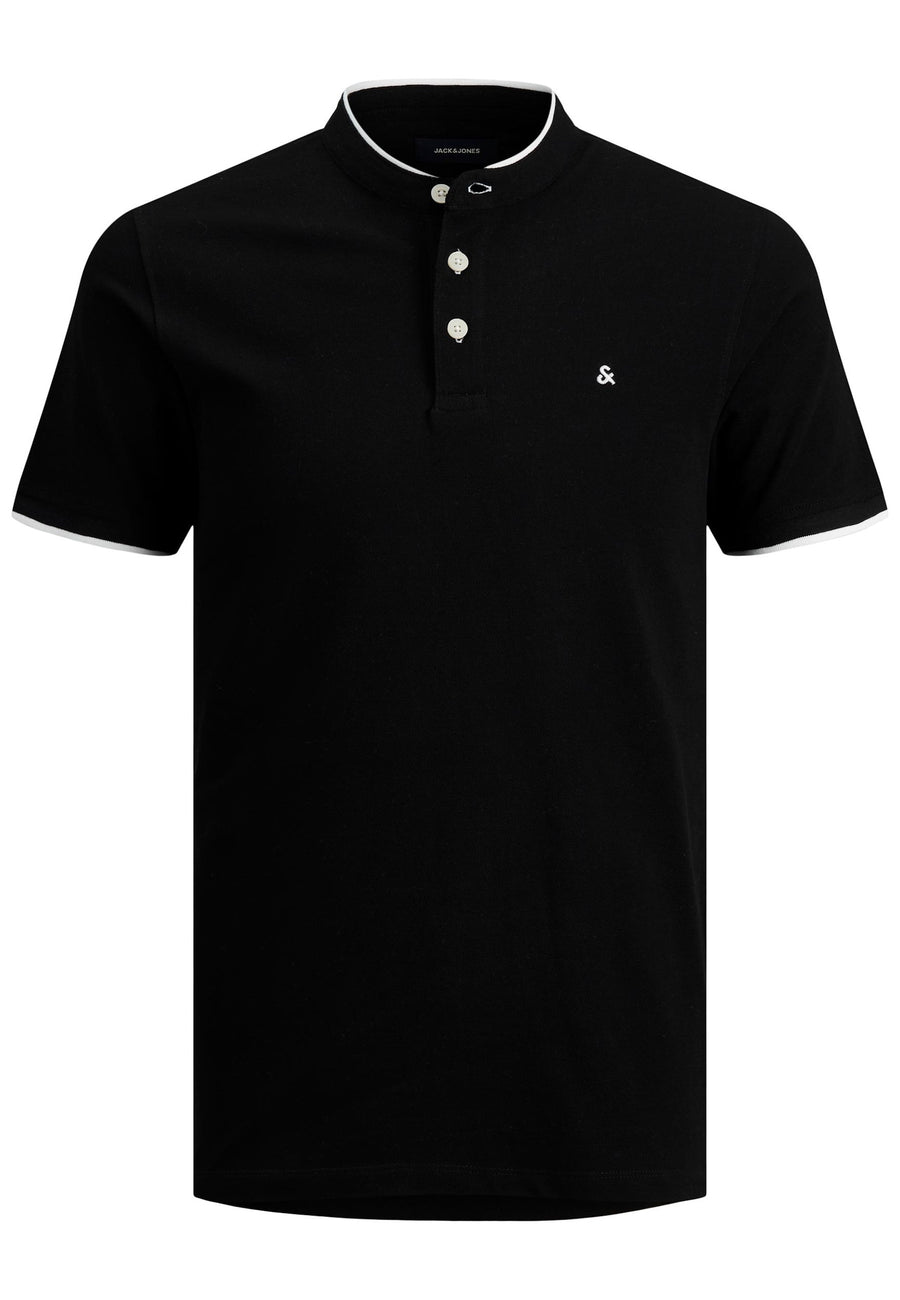 Jack & Jones T-Shirt mit Stehkragen JJEPAULOS MAO POLO