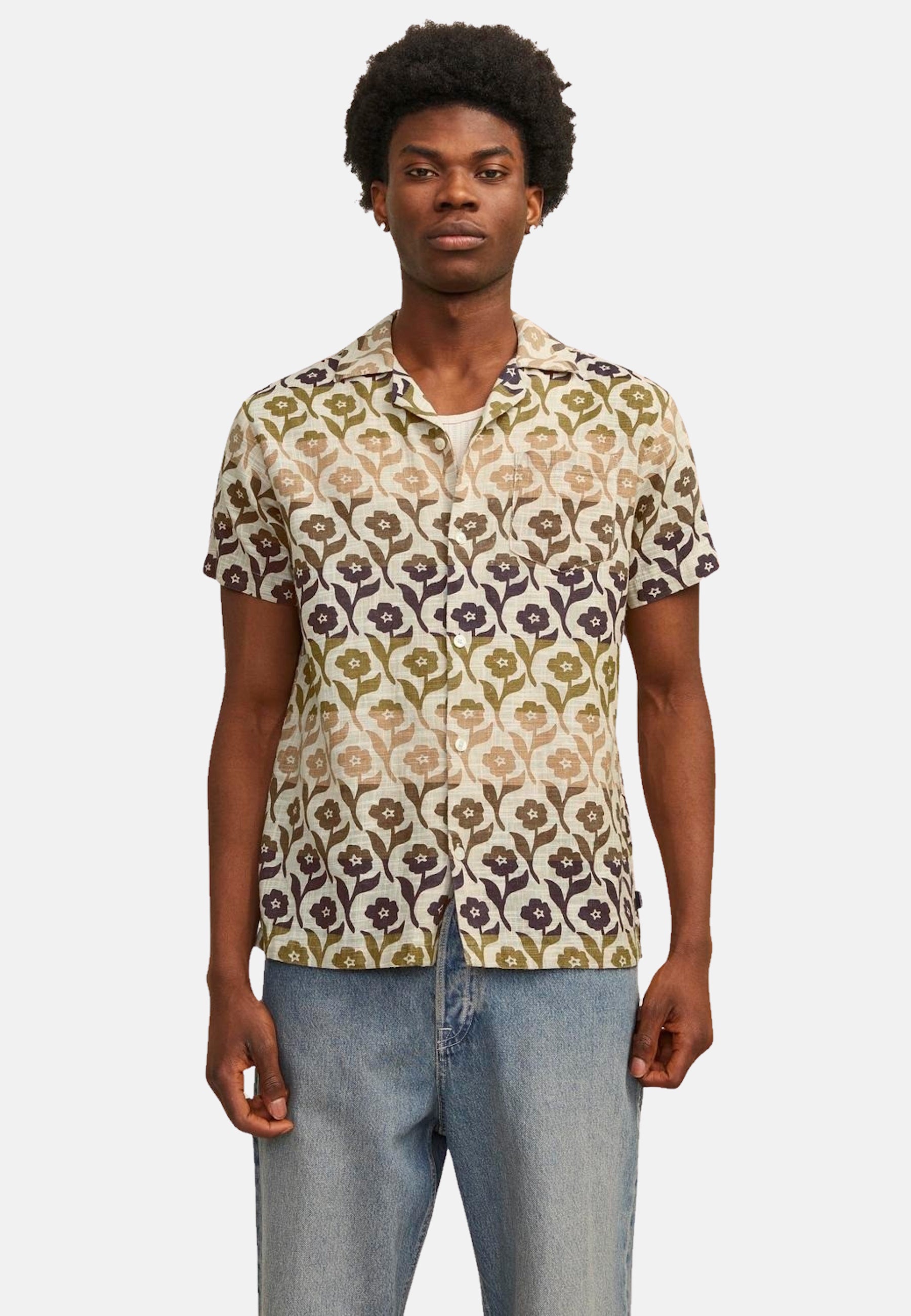 Jack & Jones FLORES Kurzarmhemd