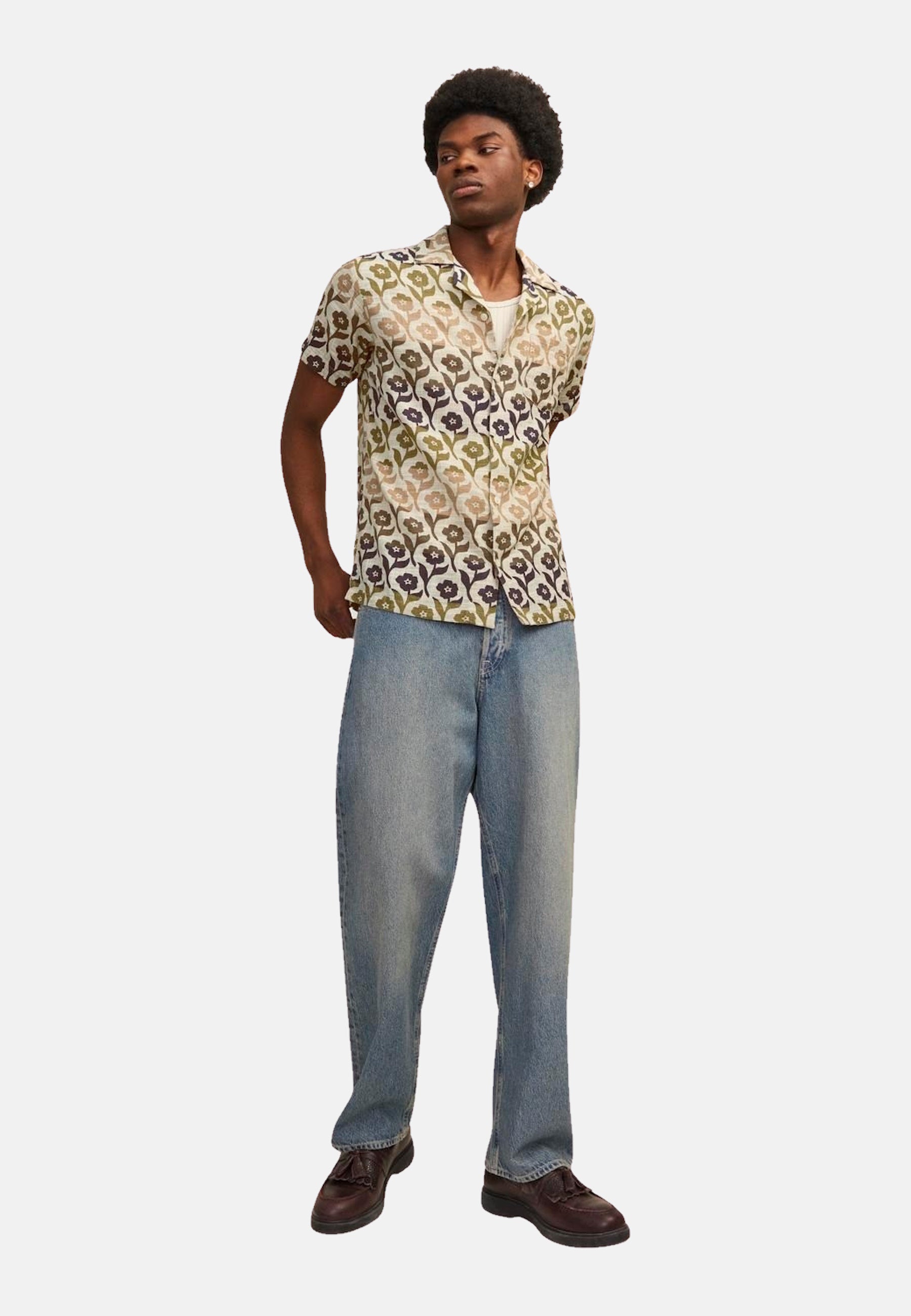 Jack & Jones FLORES Kurzarmhemd