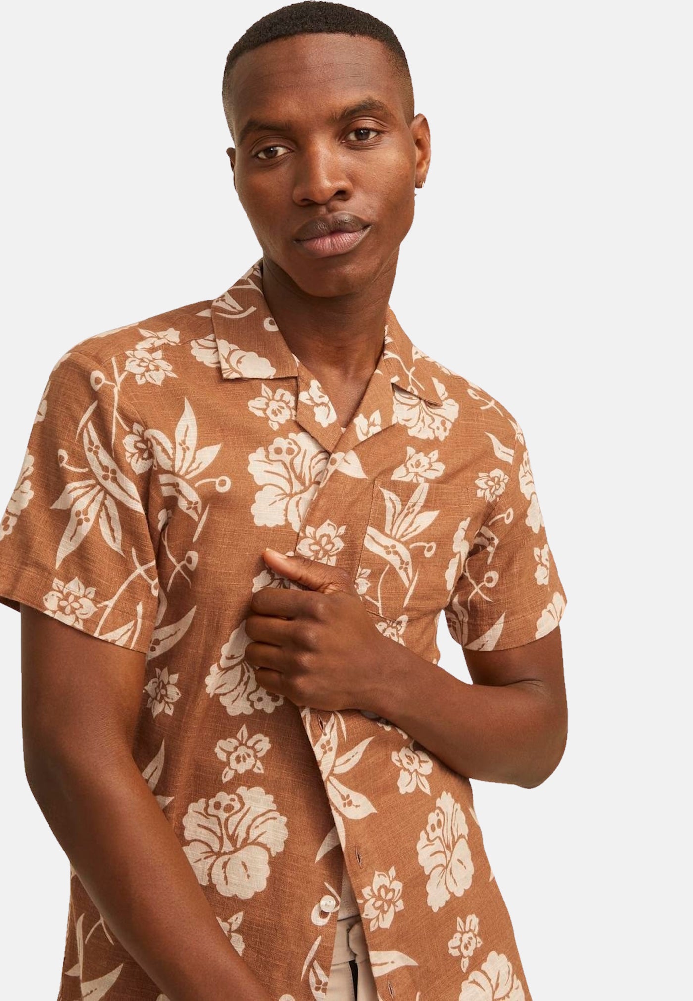 Jack & Jones FLORES Kurzarmhemd