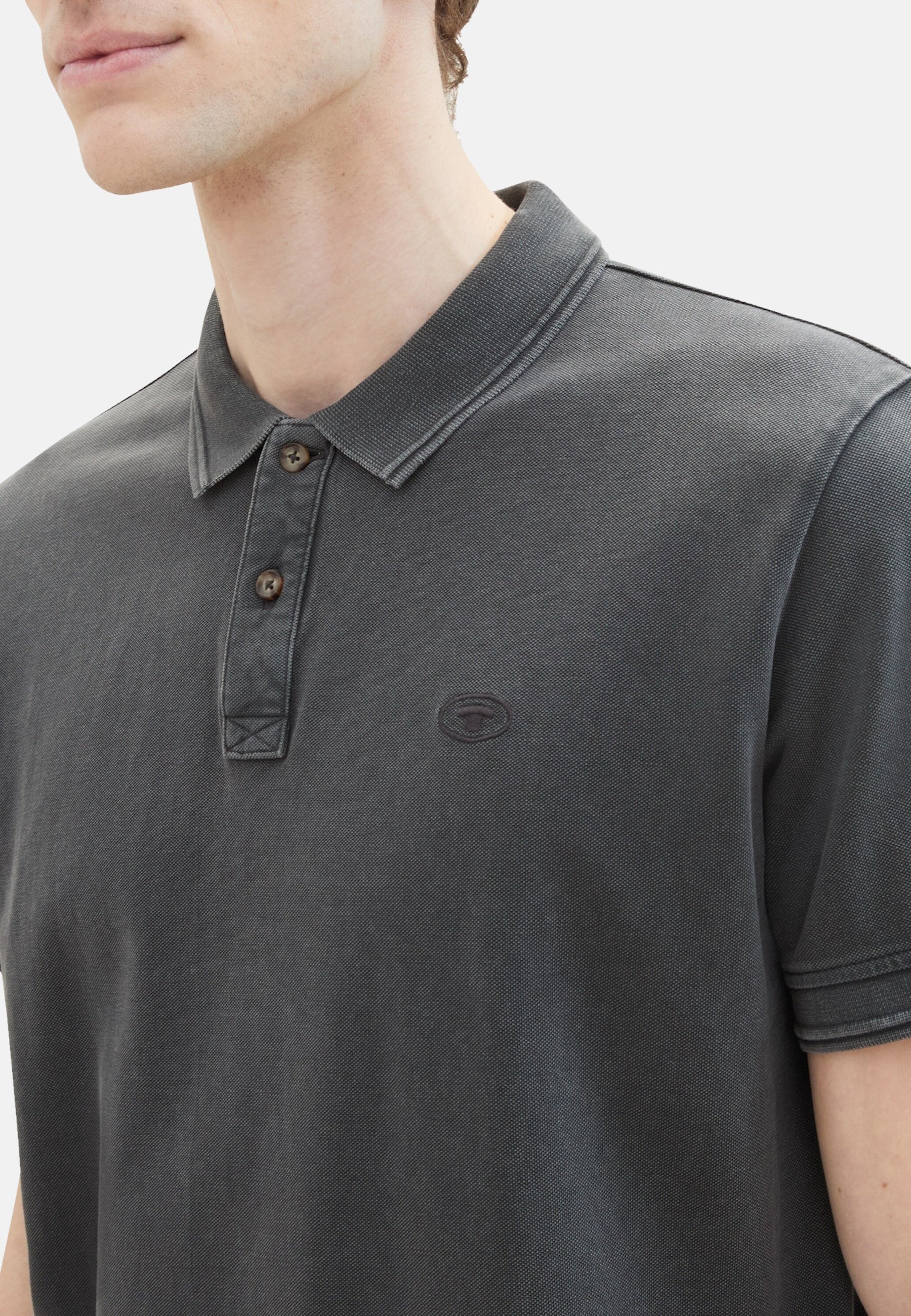 Tom Tailor Kurzarmshirt mit Polokragen