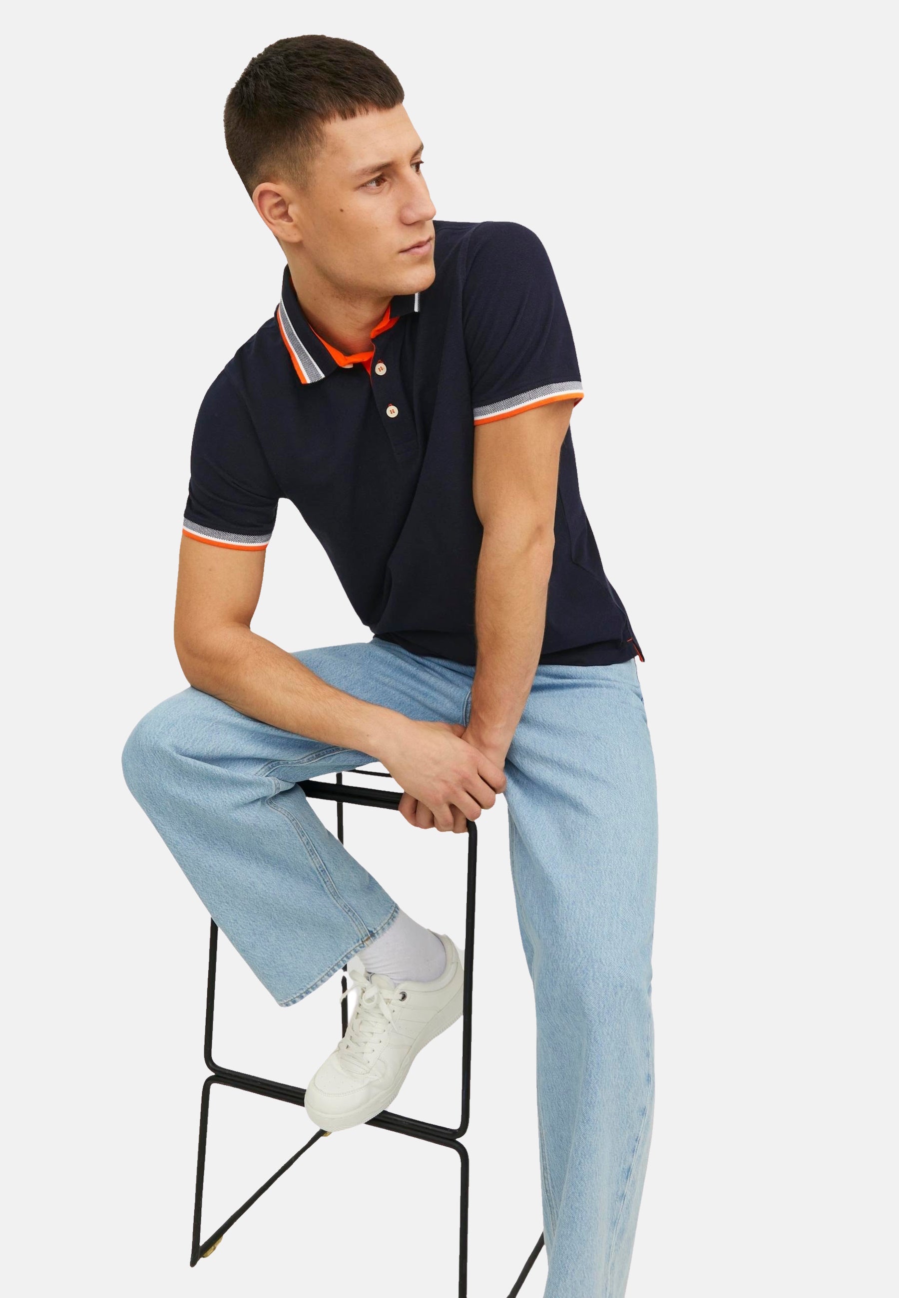 Jack & Jones PAULOS Kurzarmshirt mit Polokragen