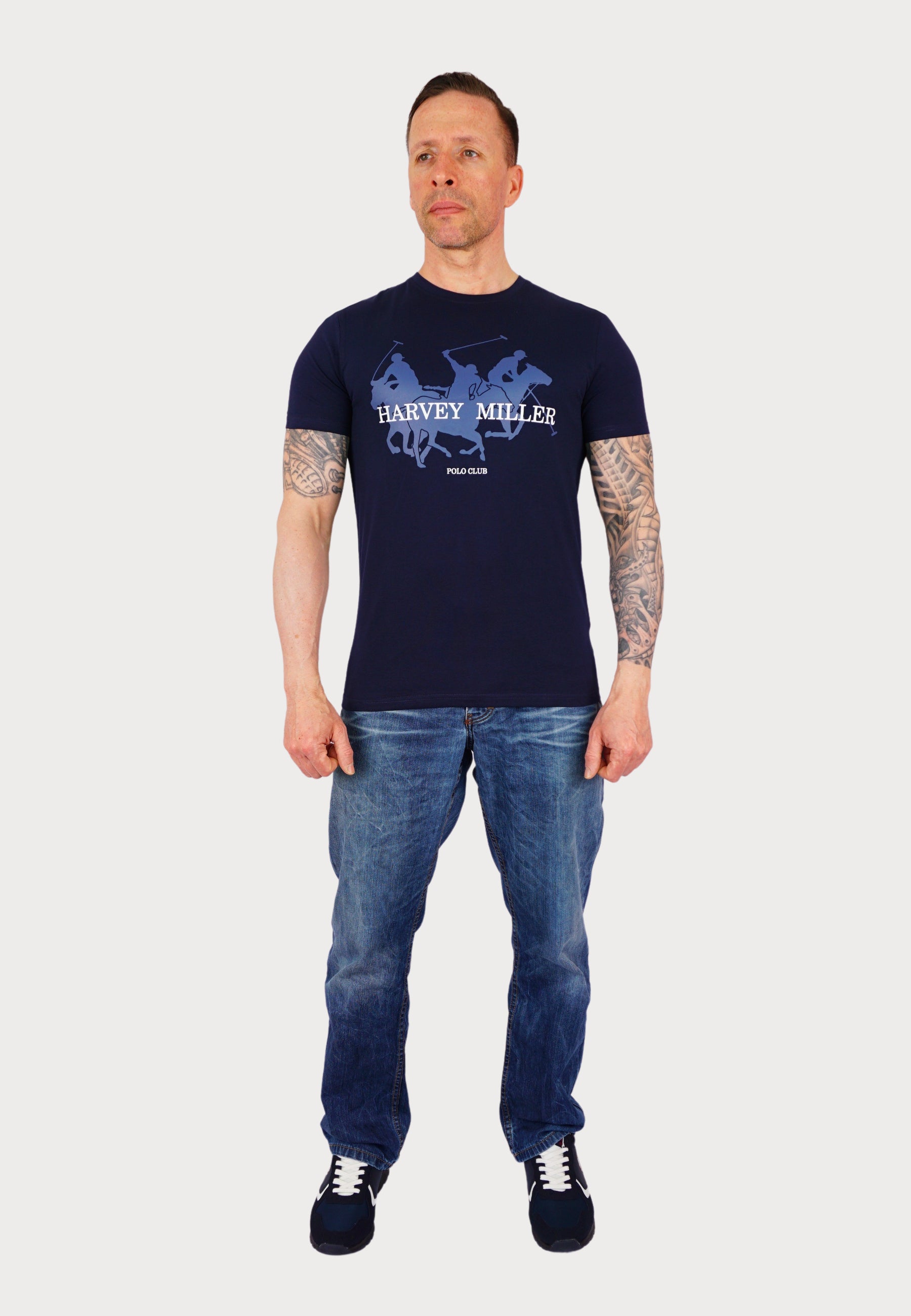 Harvey Miller Kurzarmshirt Horses