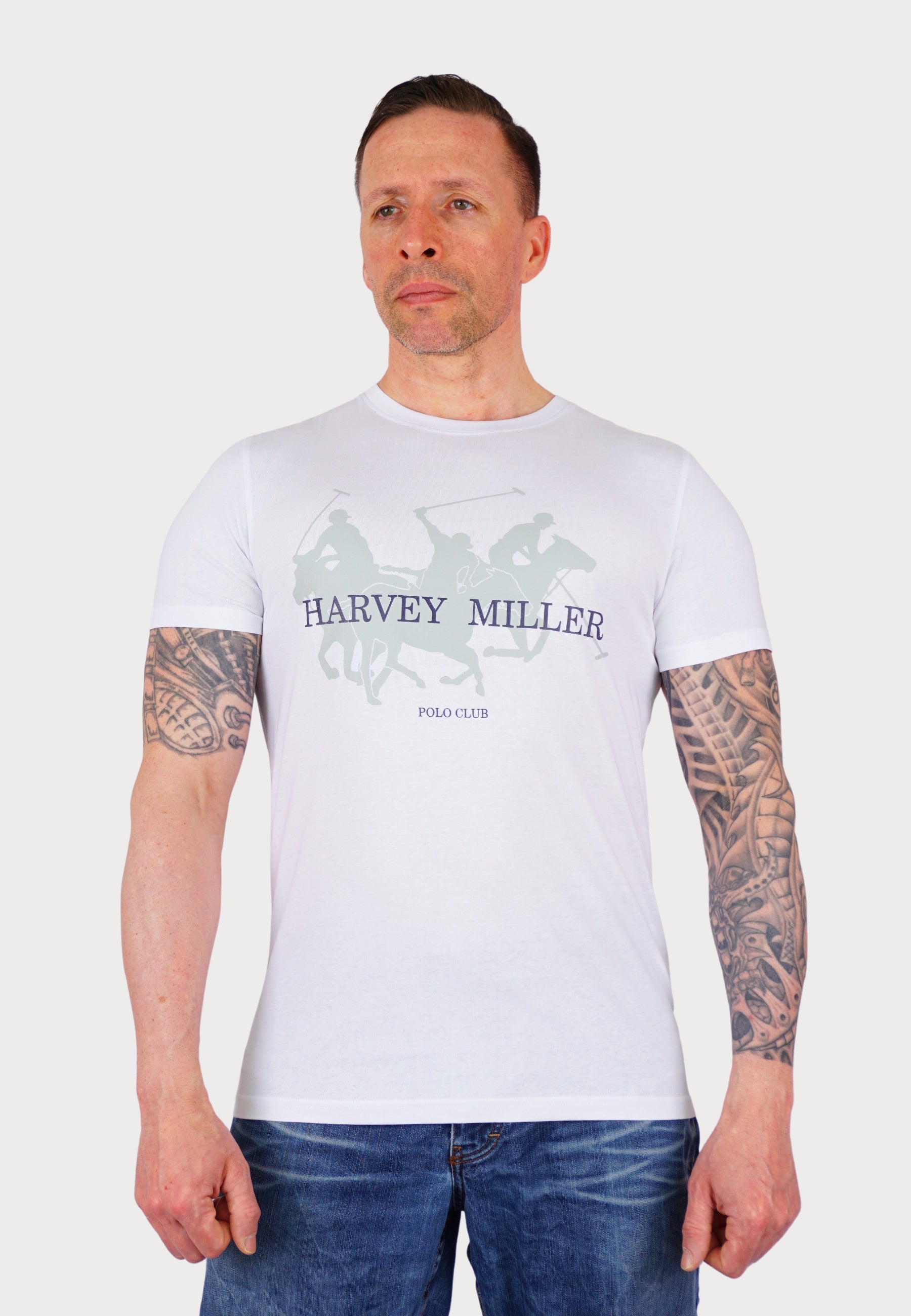 Harvey Miller Kurzarmshirt Horses