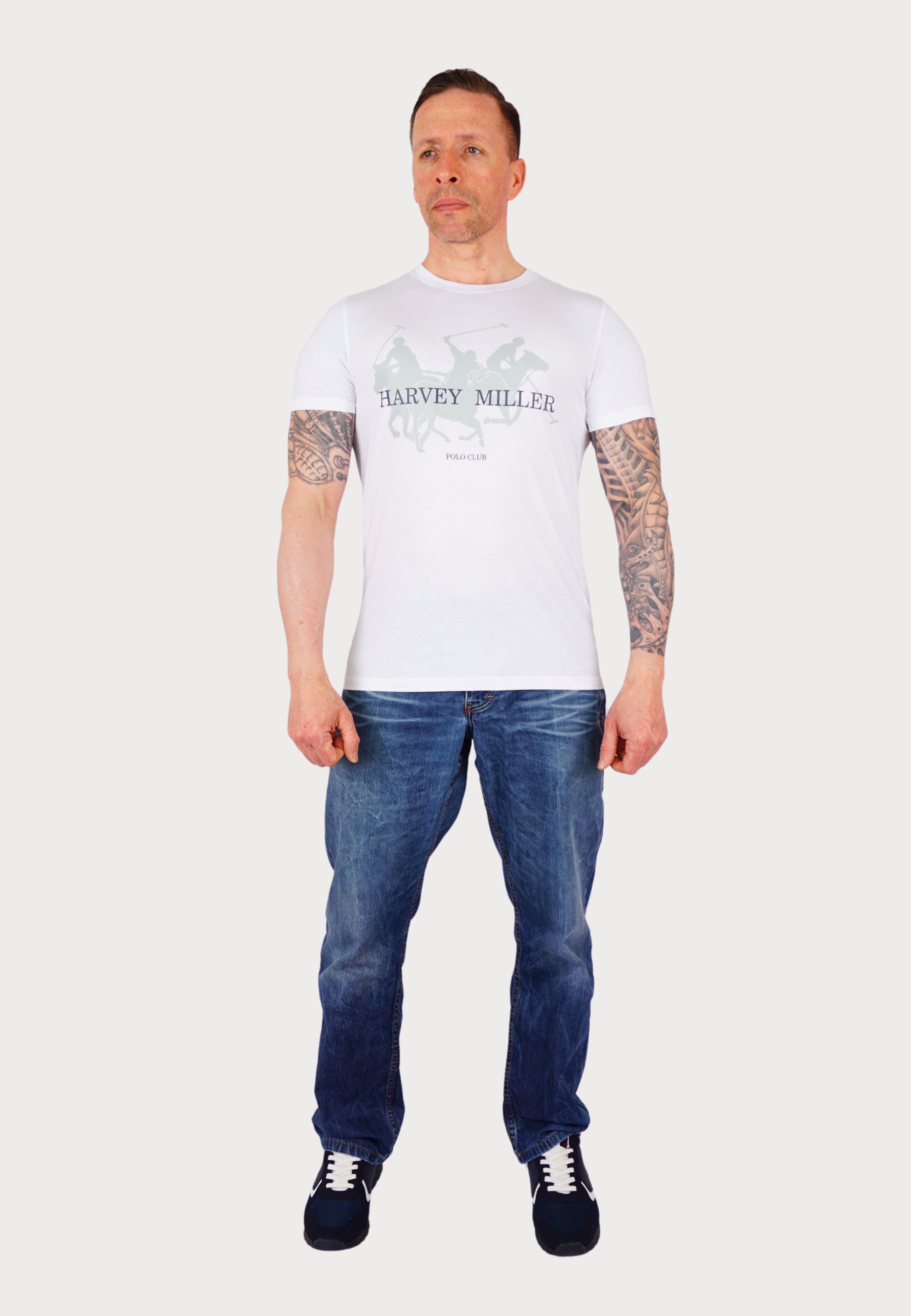Harvey Miller Kurzarmshirt Horses