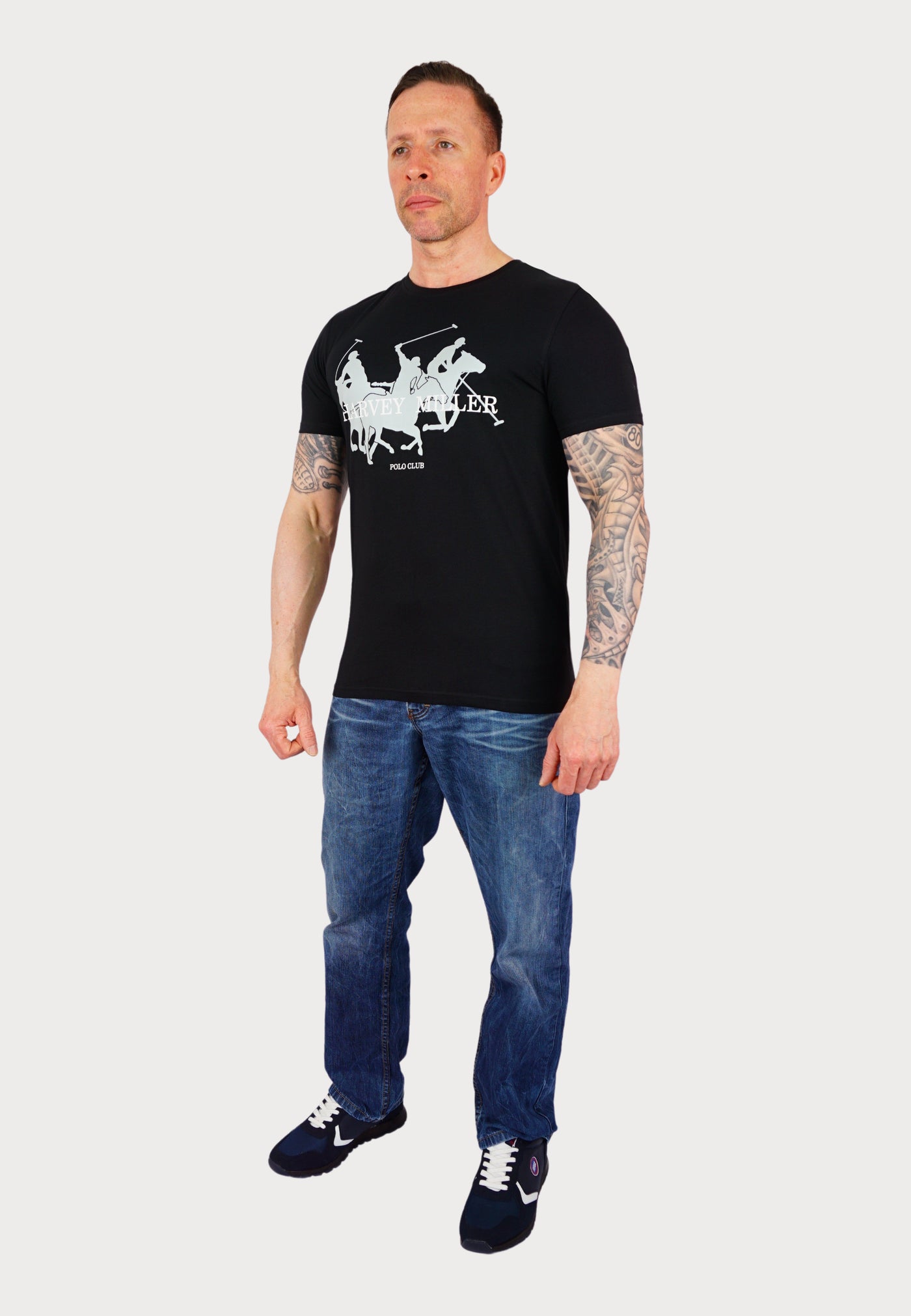 Harvey Miller Kurzarmshirt Horses