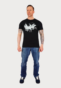 Harvey Miller Kurzarmshirt Horses