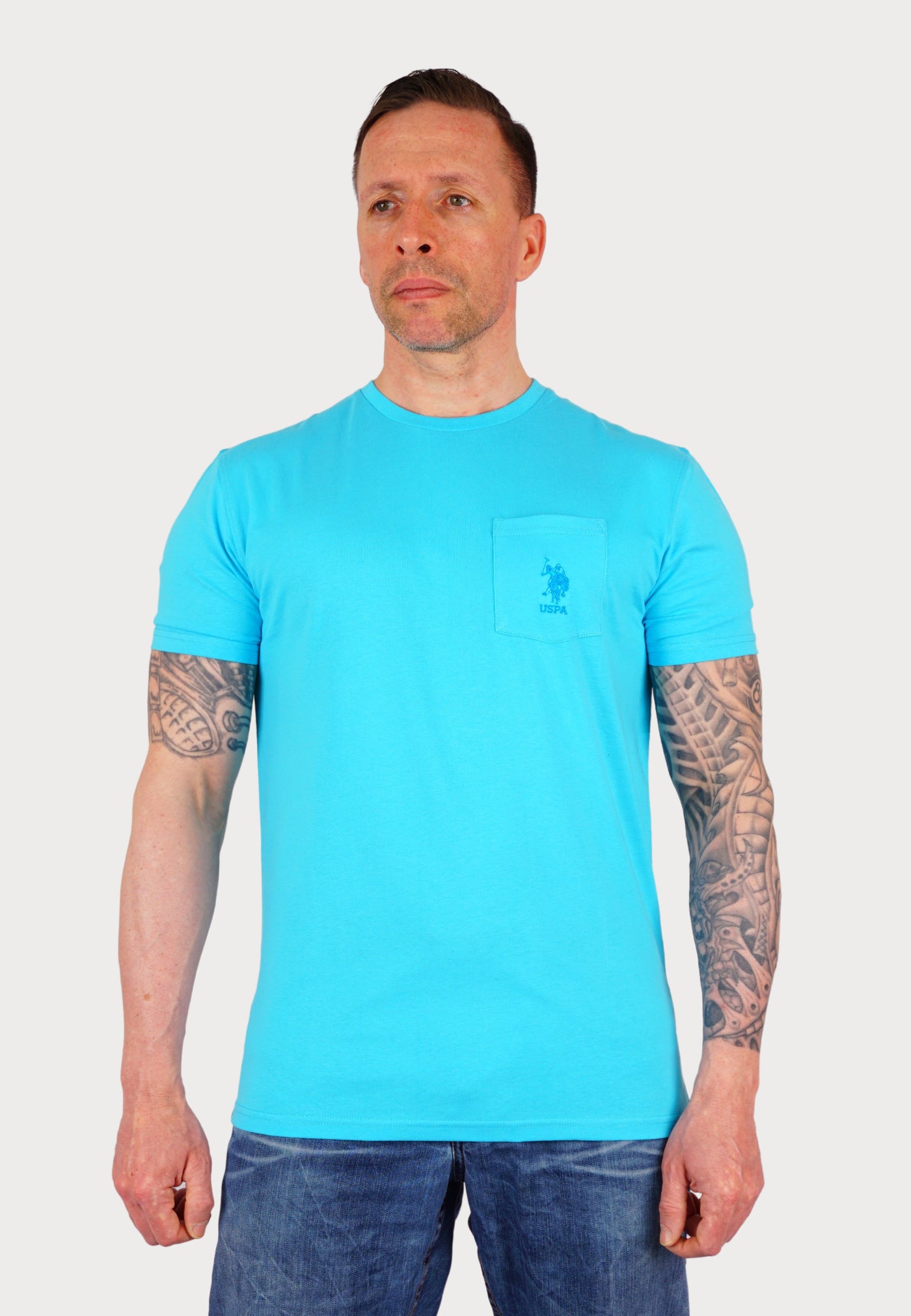 U.S. POLO T-Shirt mit Brusttasche