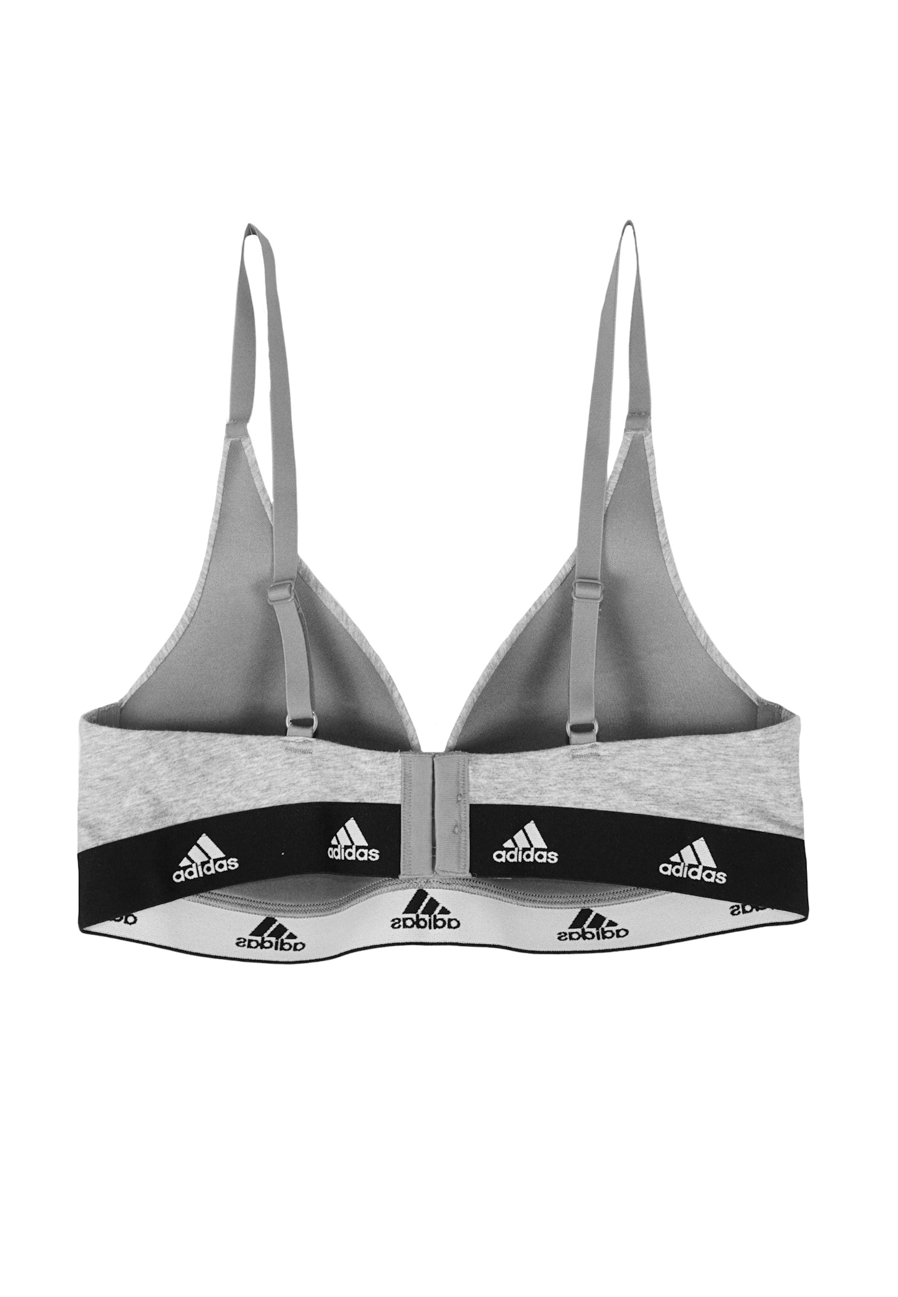 Adidas Gepolsterter Damen-BH mit Logo-Bund