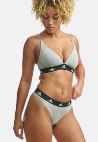 Adidas Gepolsterter Damen-BH mit Logo-Bund